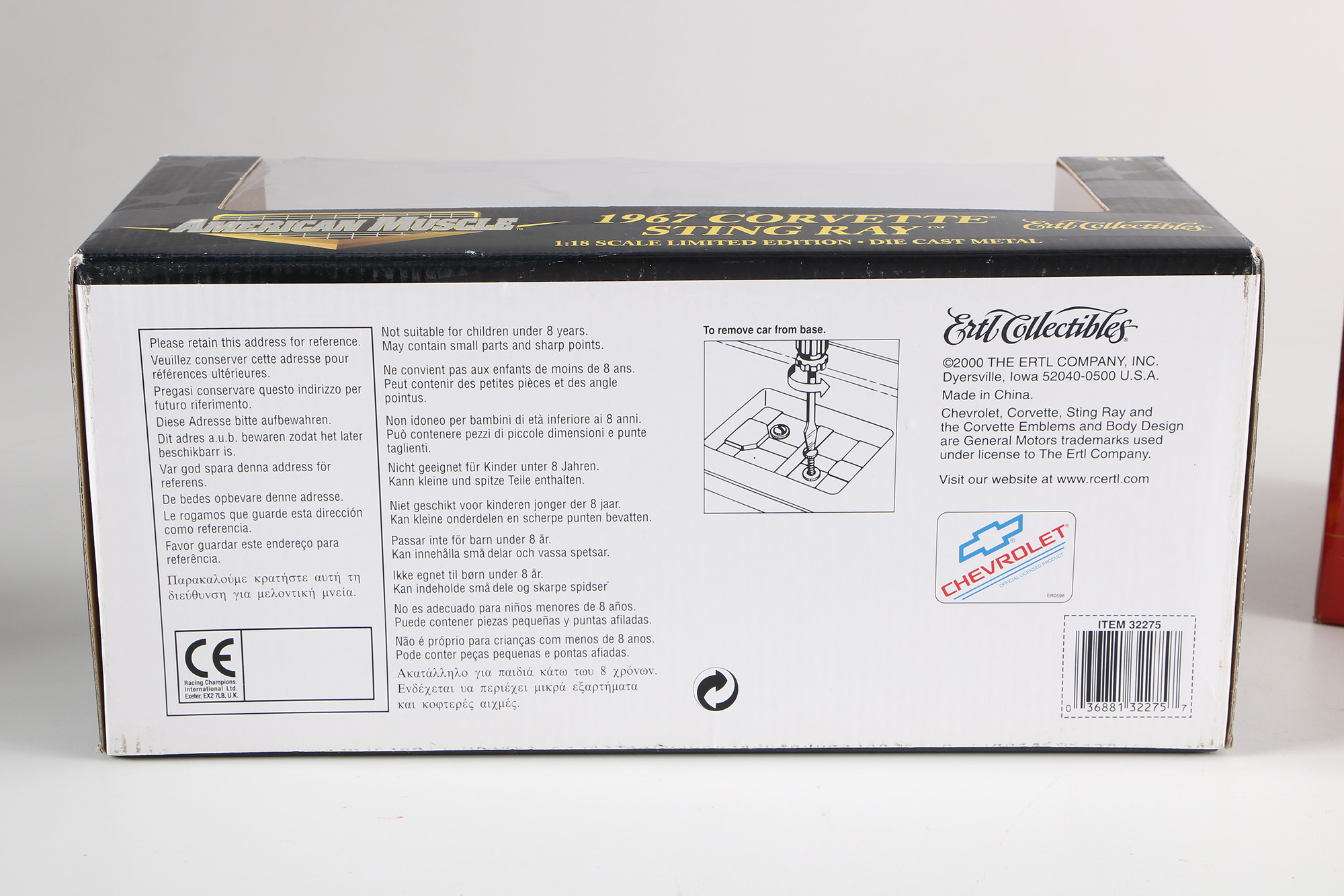 Maisto and American Muscle Die Cast Corvette Model Cars