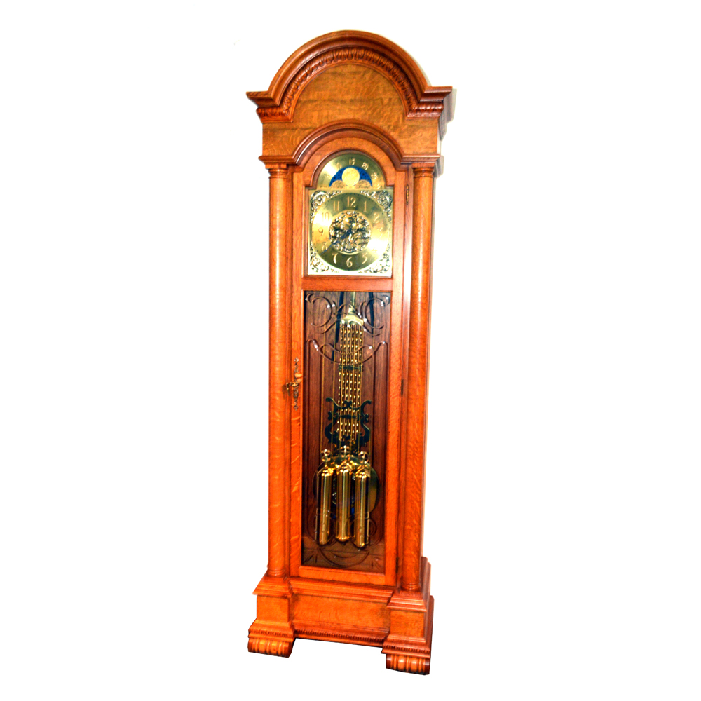 Vintage Ridgeway "Holland" Grandfather Clock