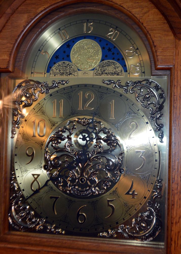 Vintage Ridgeway "Holland" Grandfather Clock