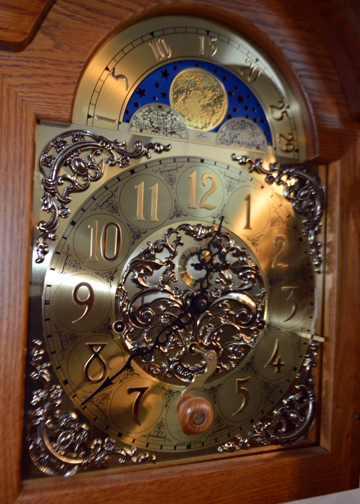 Vintage Ridgeway "Holland" Grandfather Clock