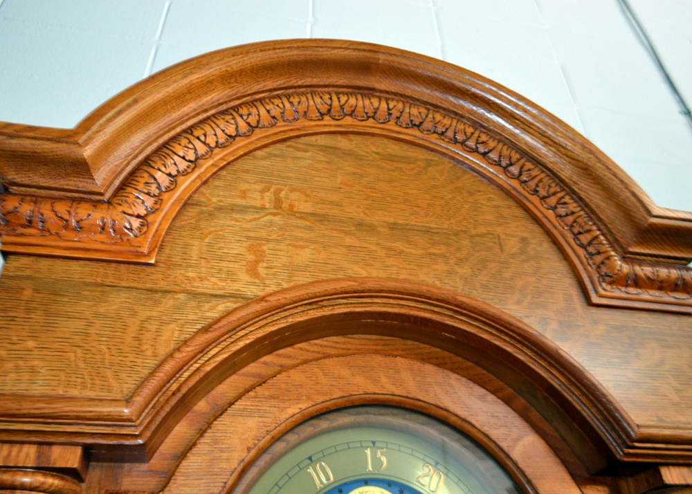 Vintage Ridgeway "Holland" Grandfather Clock