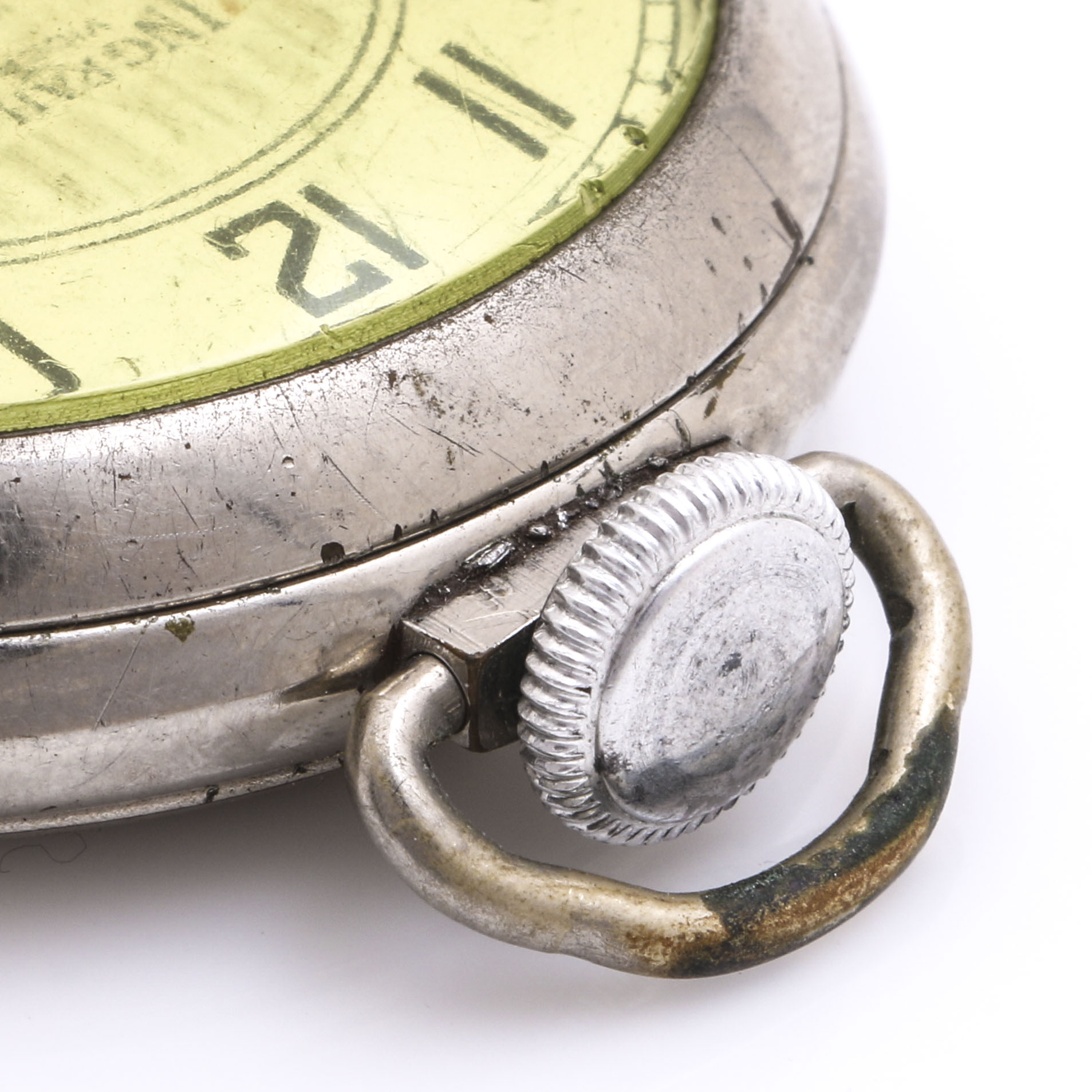 Ingraham Viceroy Silver Tone Pocket Watch