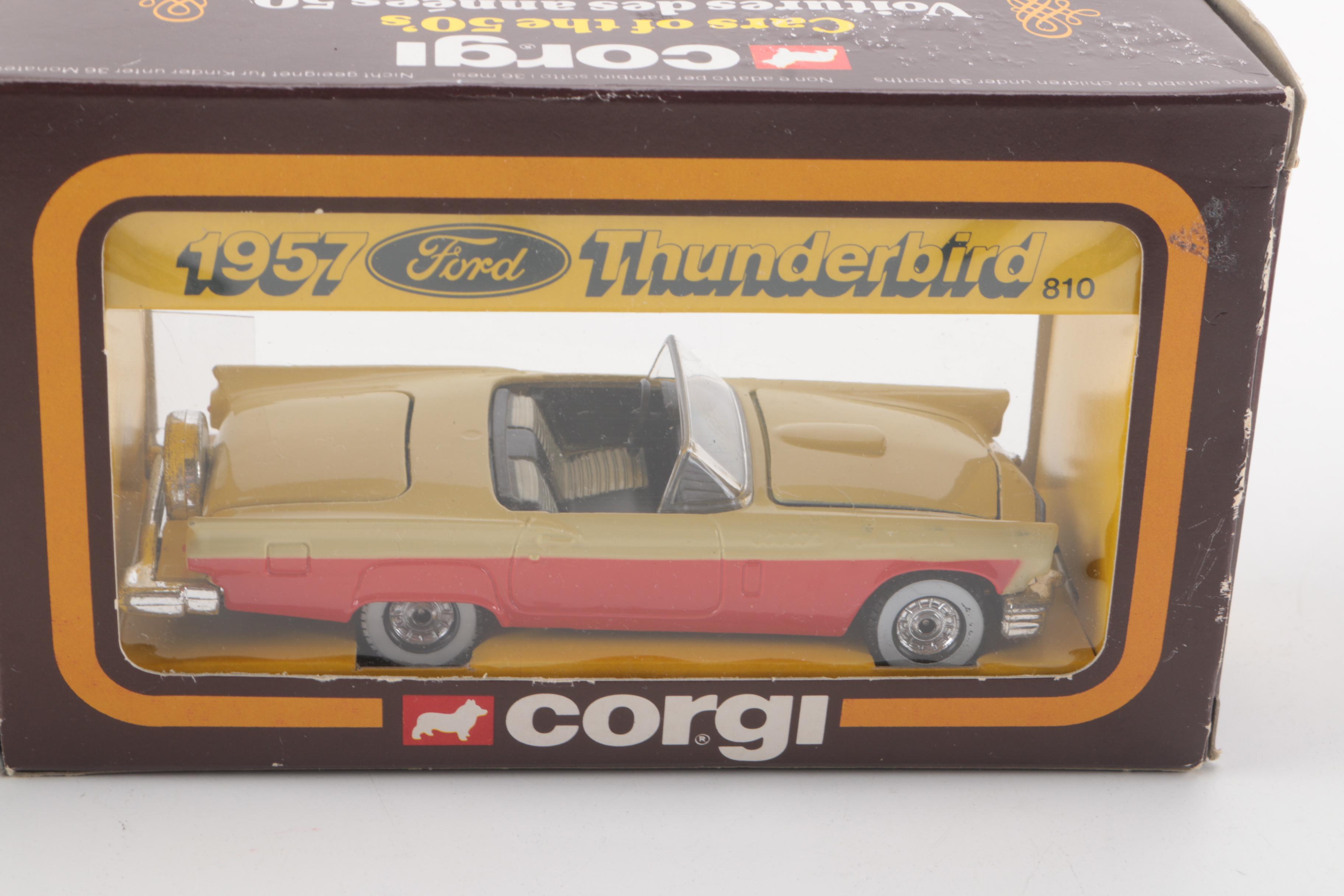 Collection of Eight Model Cars and One Metal Plaque