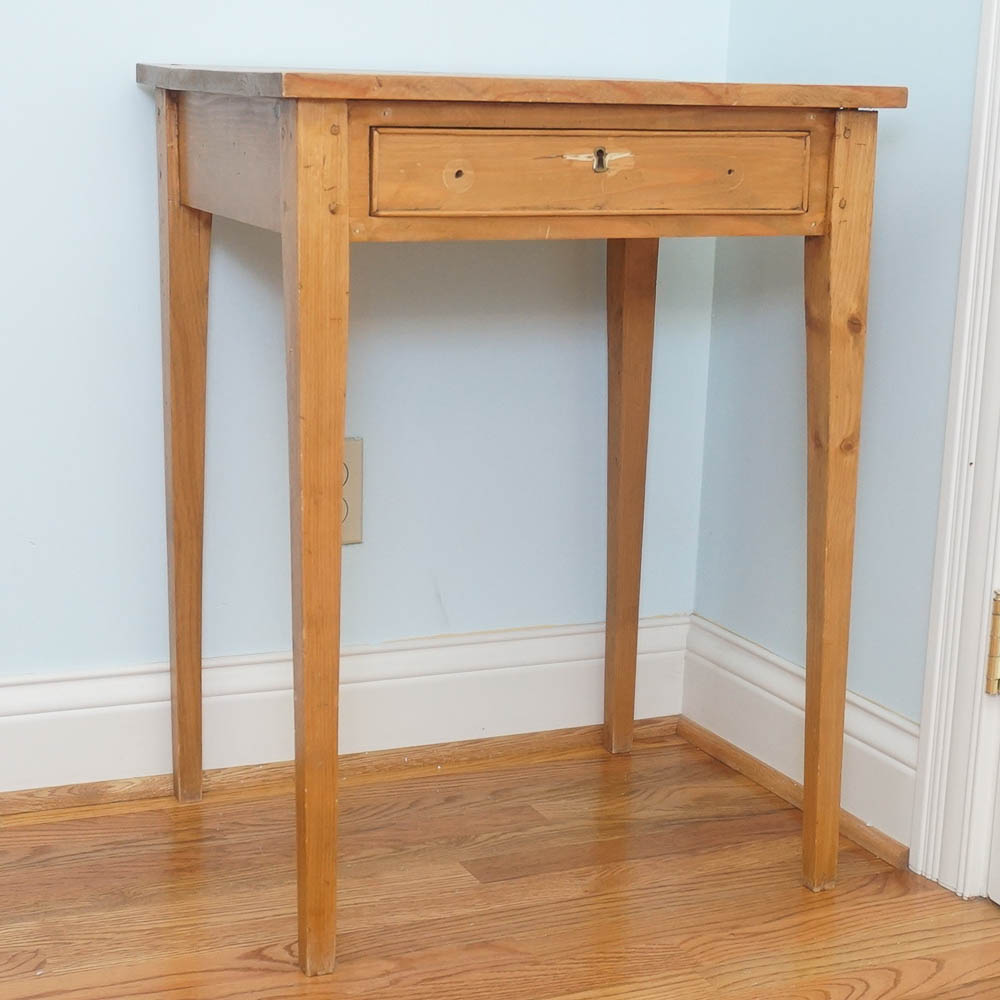 Antique Pine Side Table