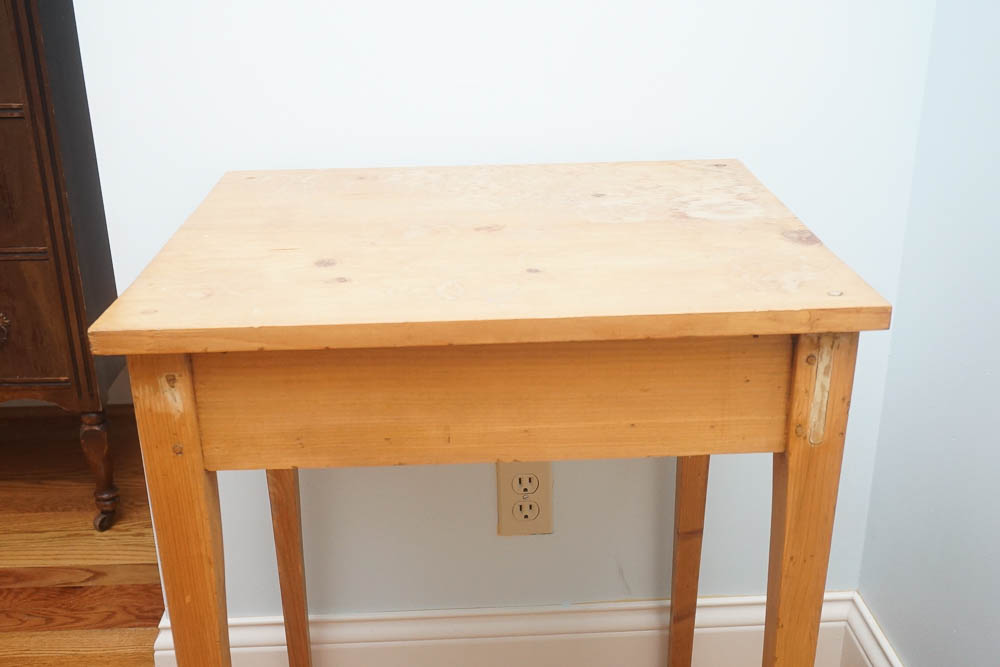 Antique Pine Side Table