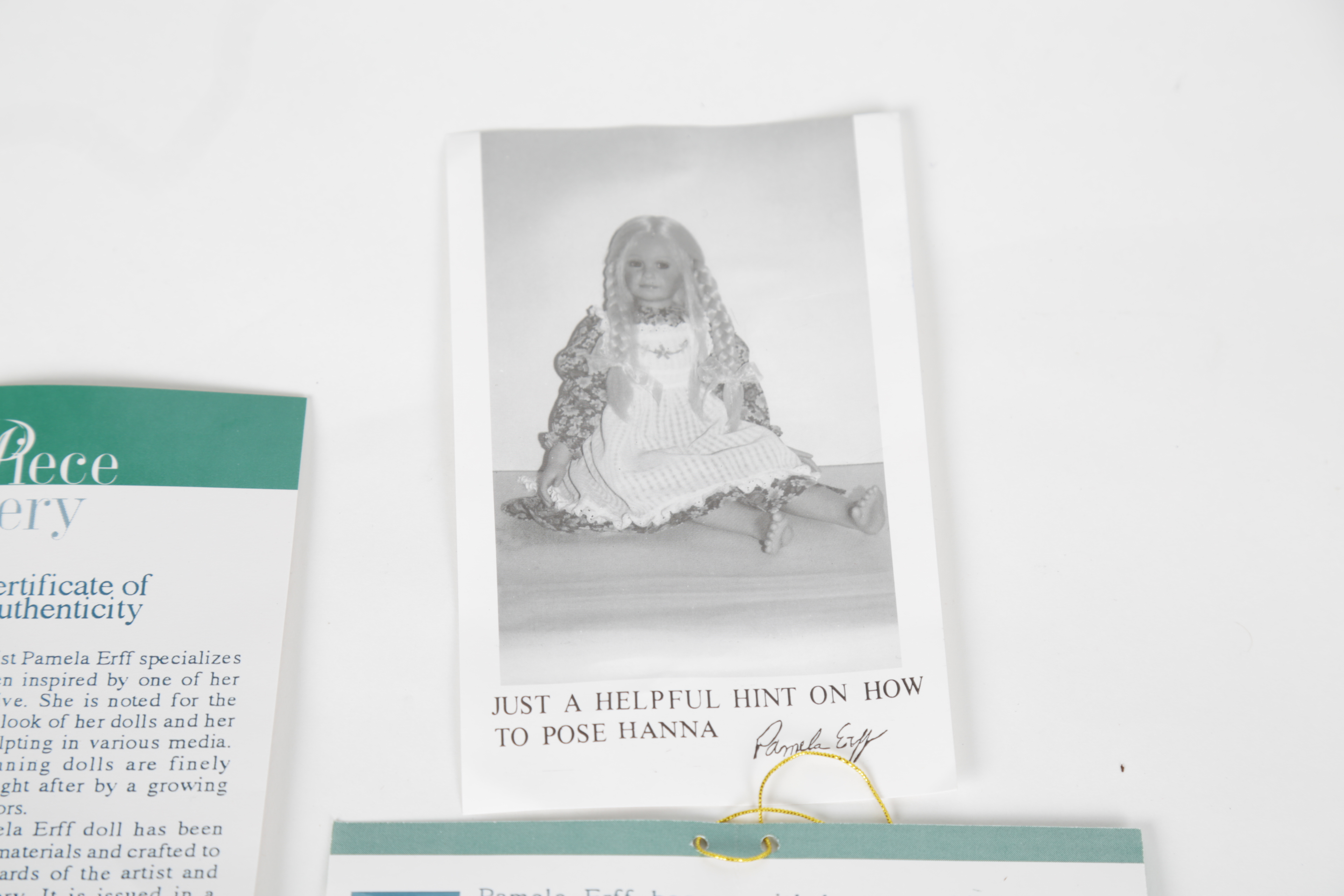 Limited Edition "Hanna" Masterpiece Gallery Doll