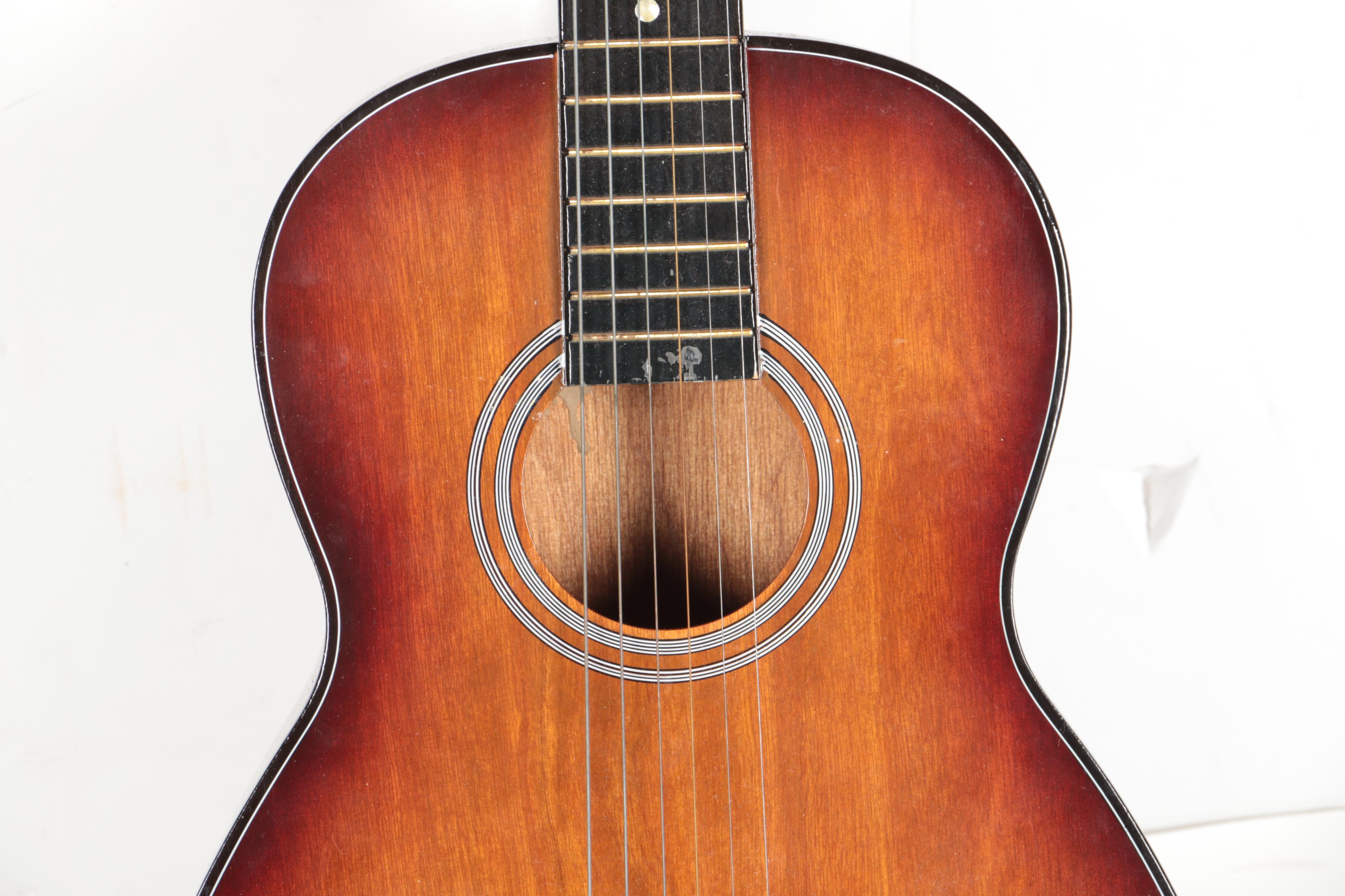 Vintage Prestige Acoustic Guitar and Case