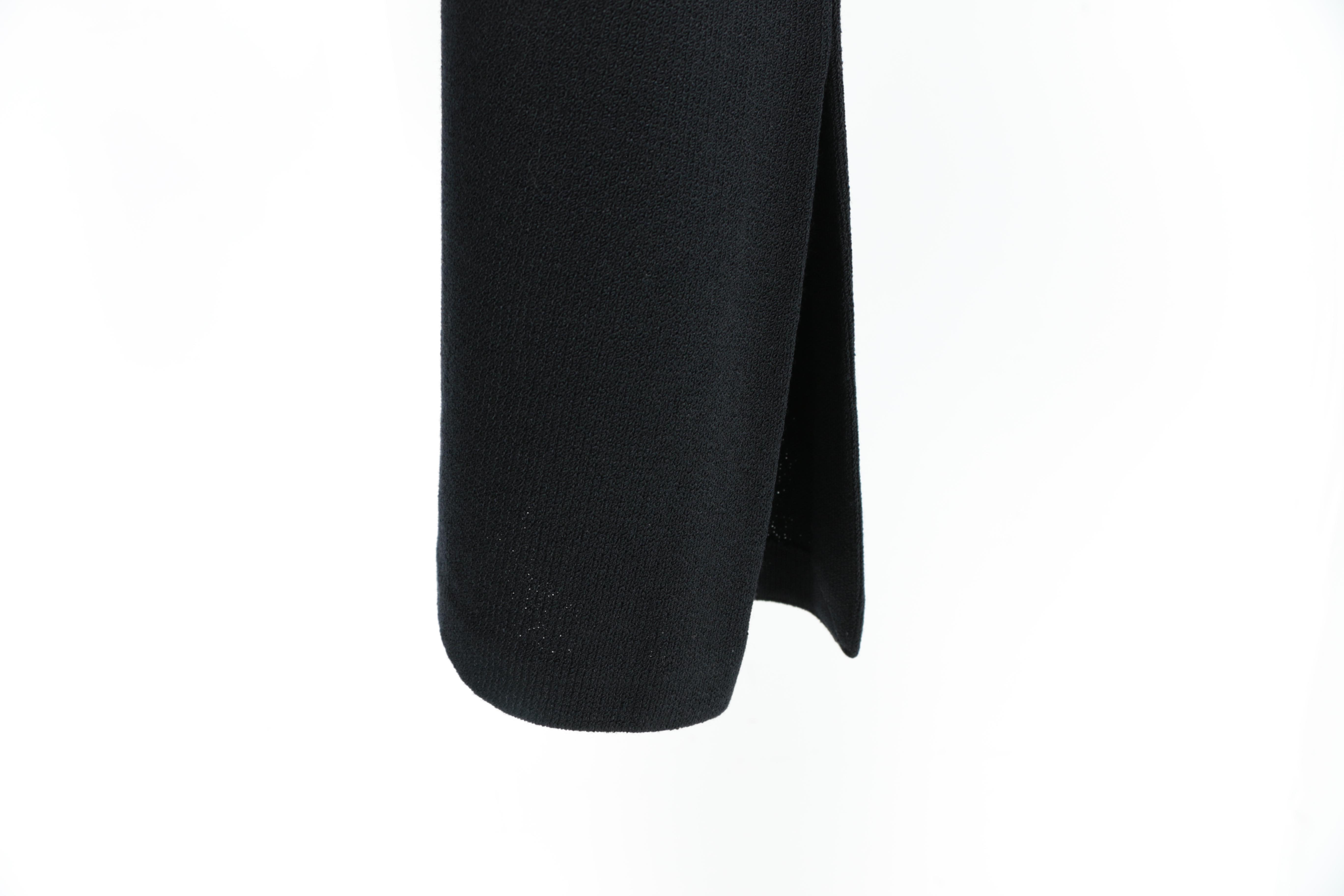 St. John Evening Black Knit Pants