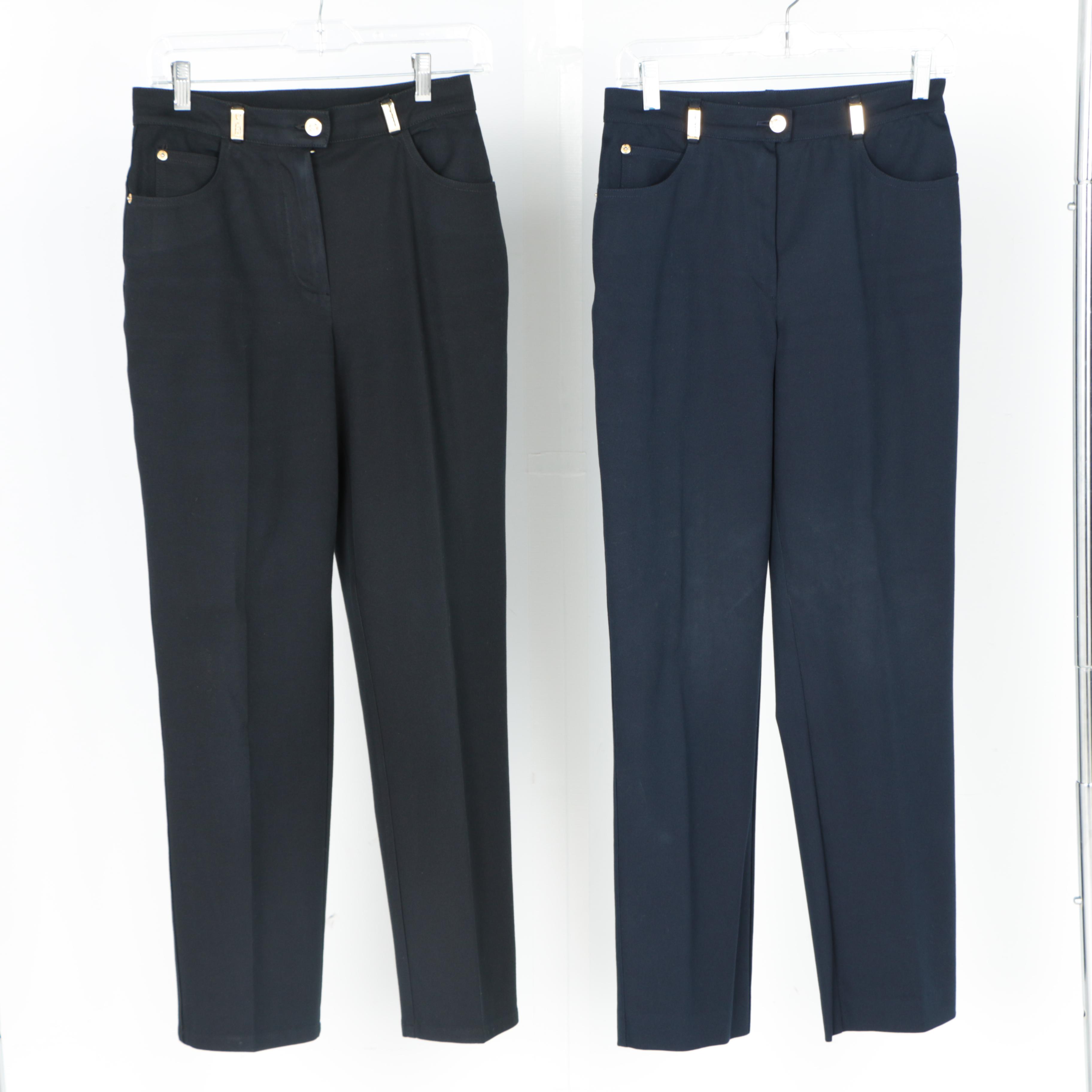 St. John  Sport Navy and Black Pants