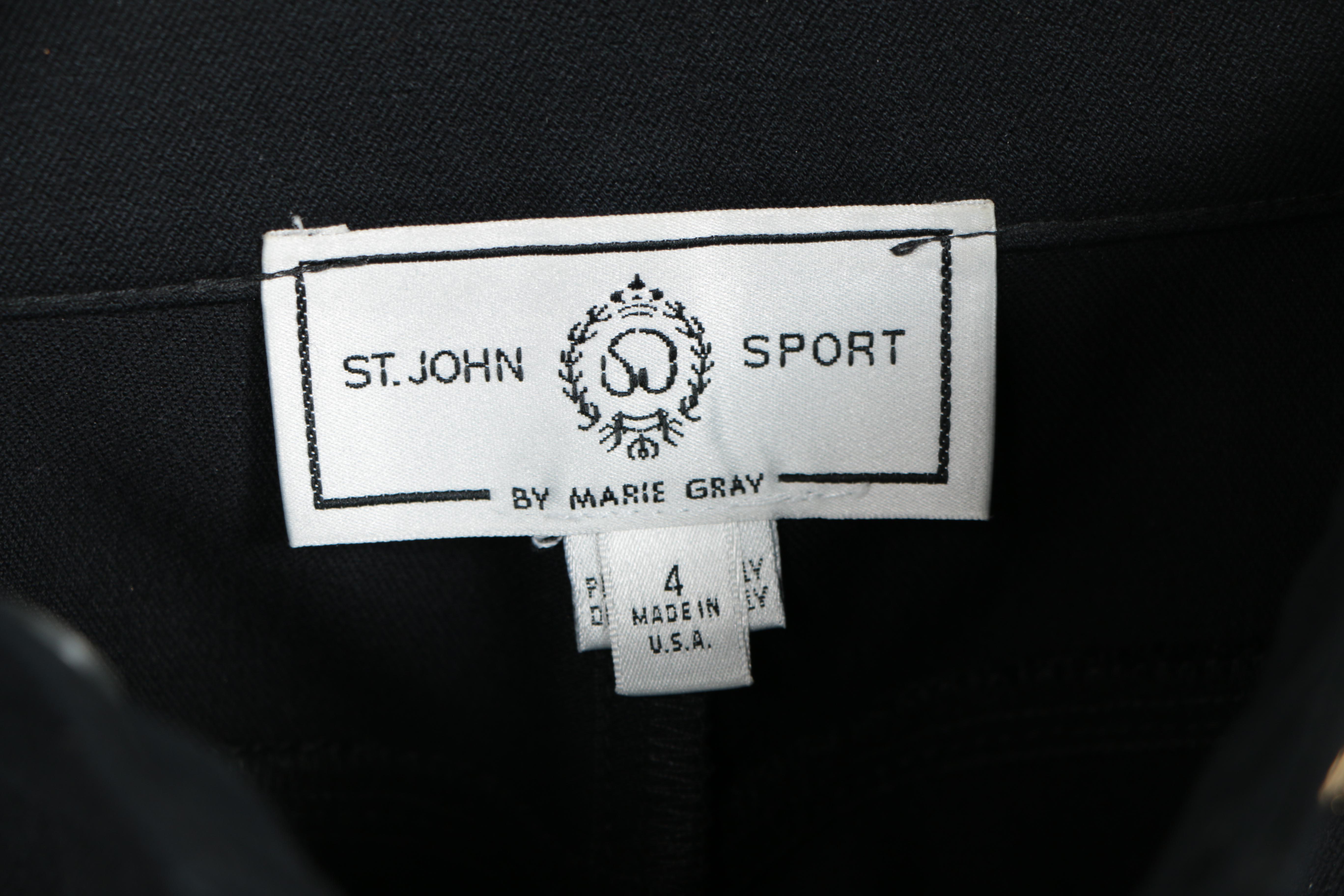 St. John  Sport Navy and Black Pants