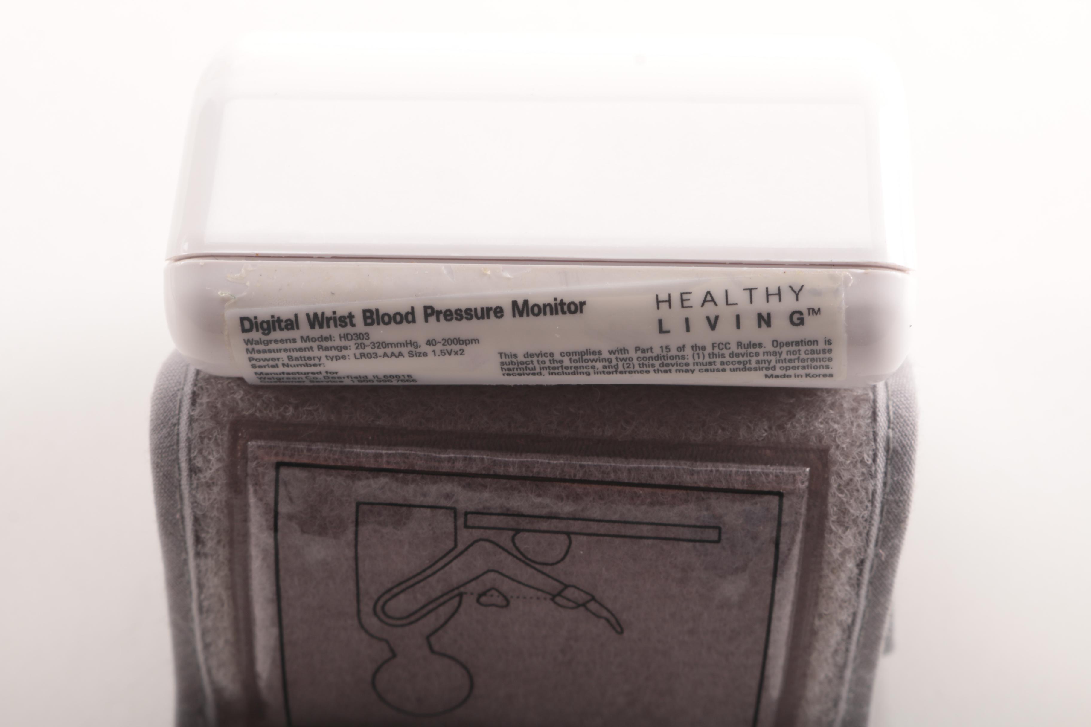 Digital Wrist Blood Pressure Monitor