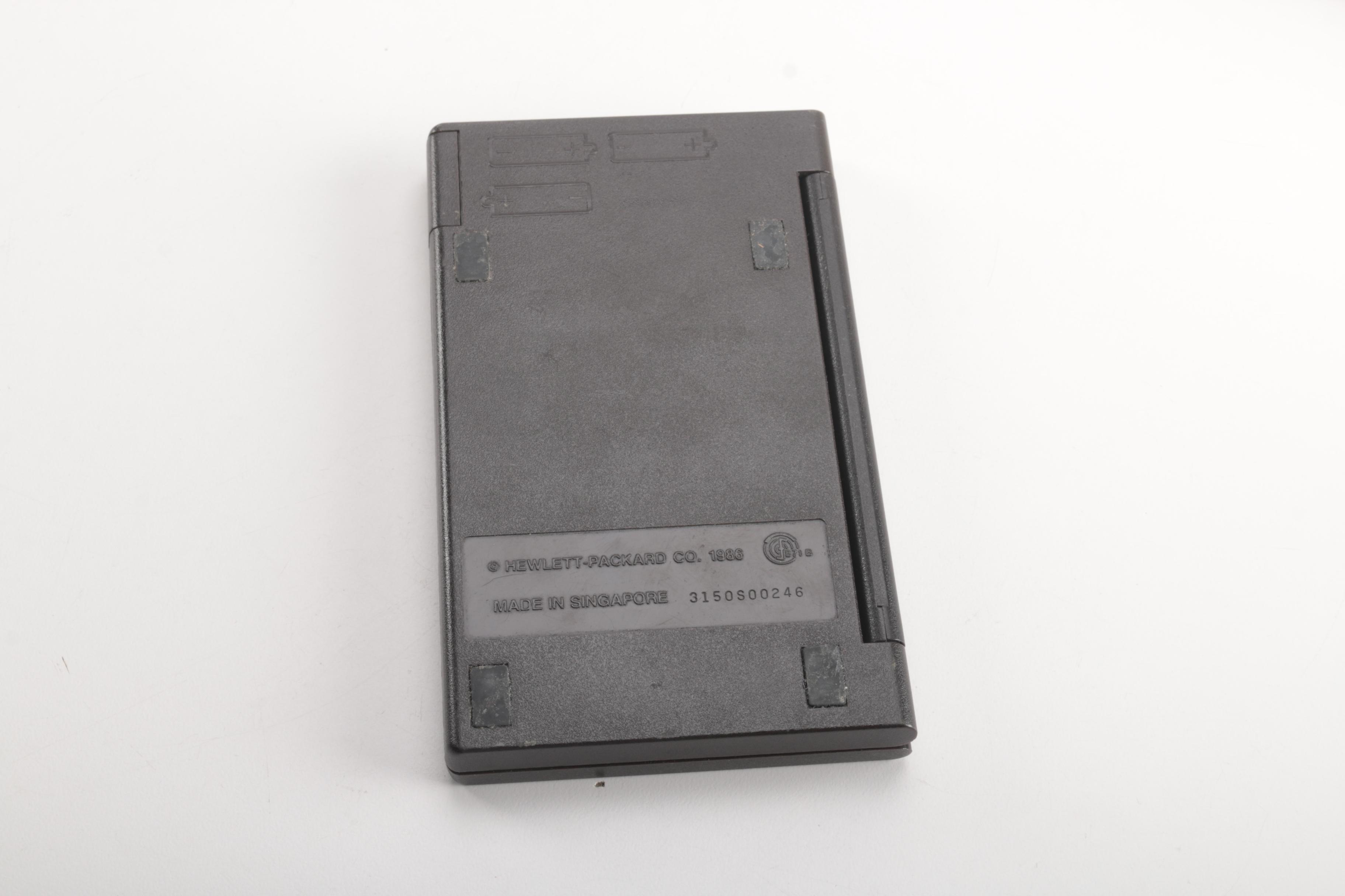 1989 HP Financial Calculator with Manual