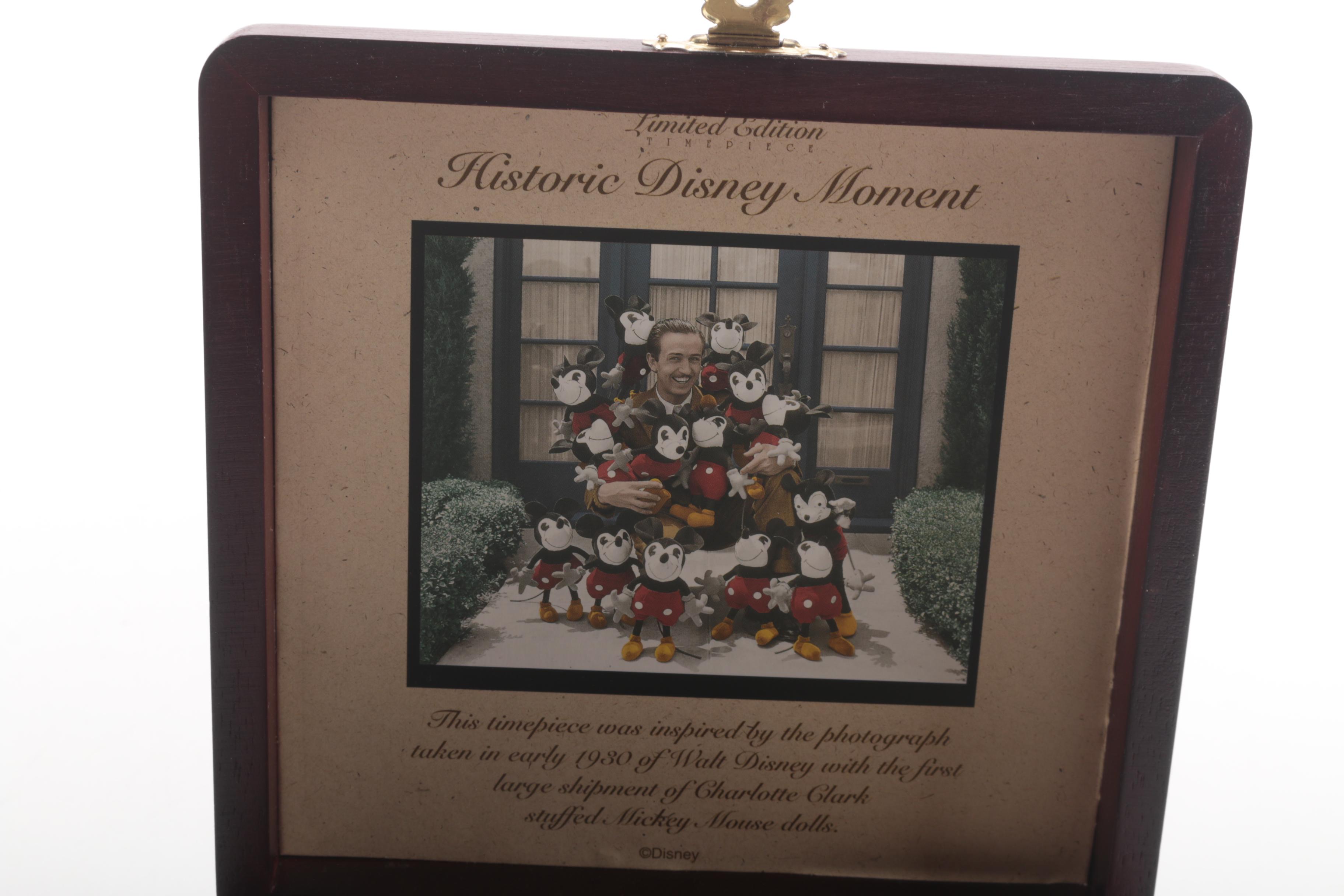 Limited Edition Walt Disney TImepiece in Collectors Box and Fanny Pack