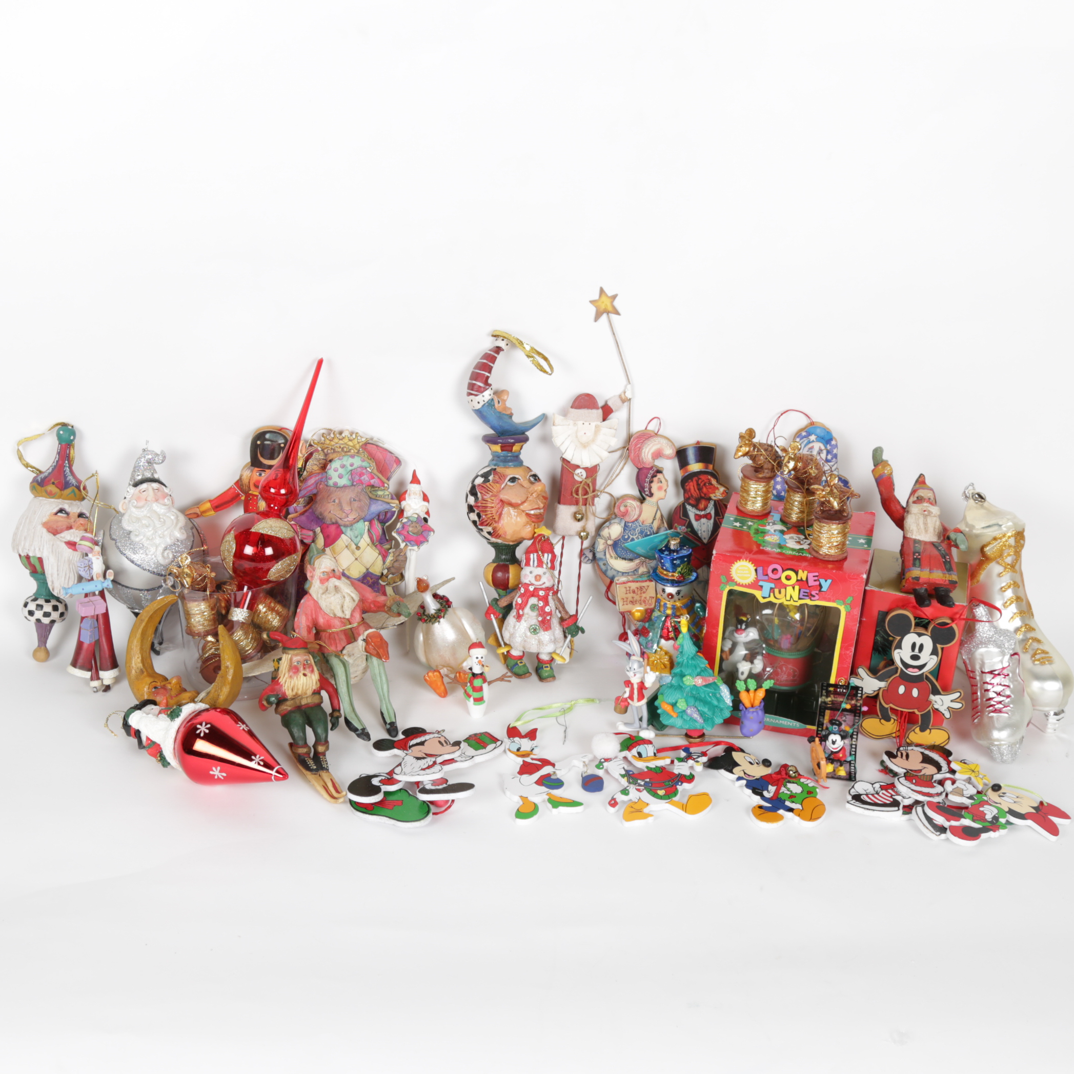 Variety of Christmas Ornaments