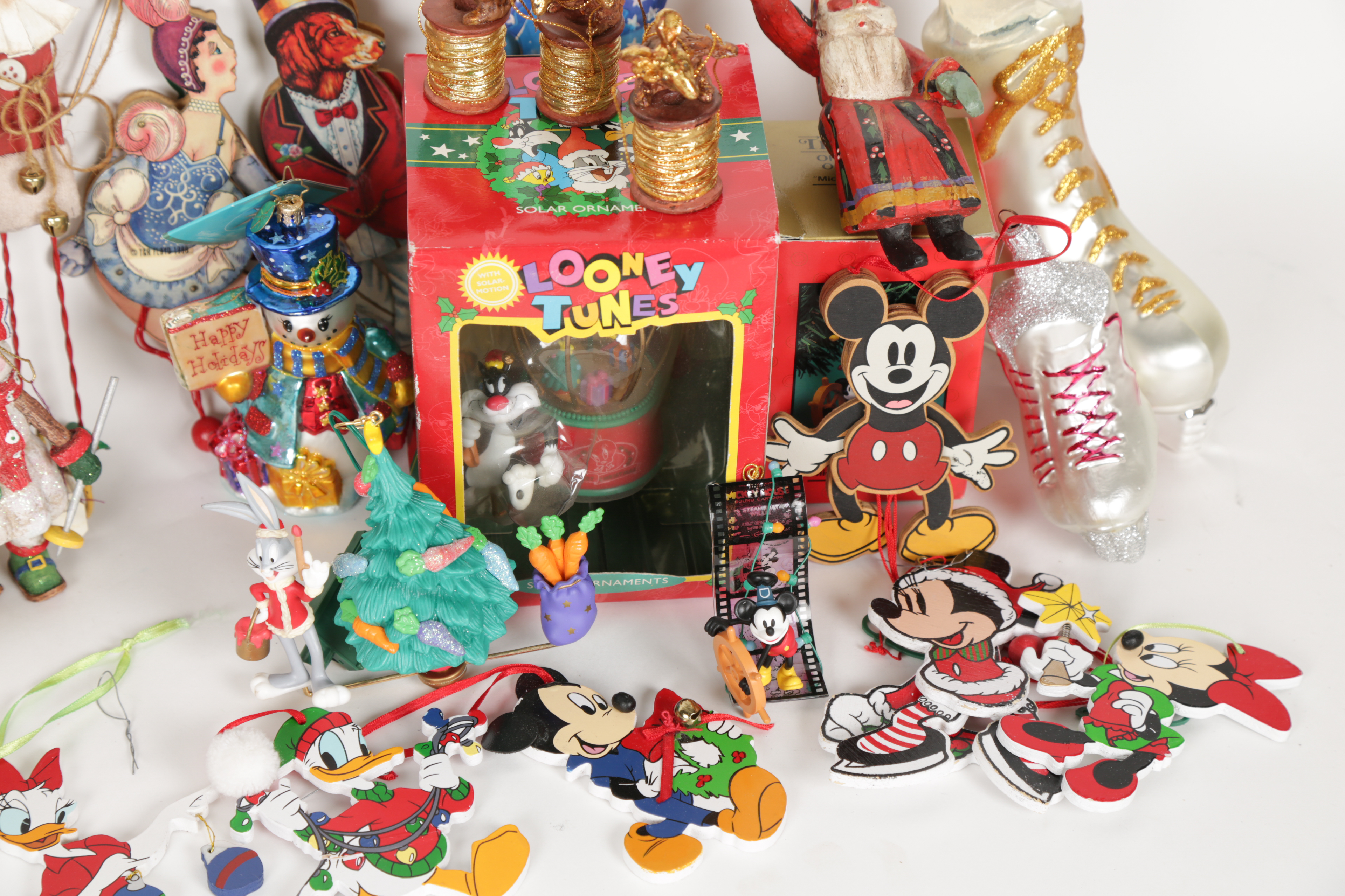 Variety of Christmas Ornaments