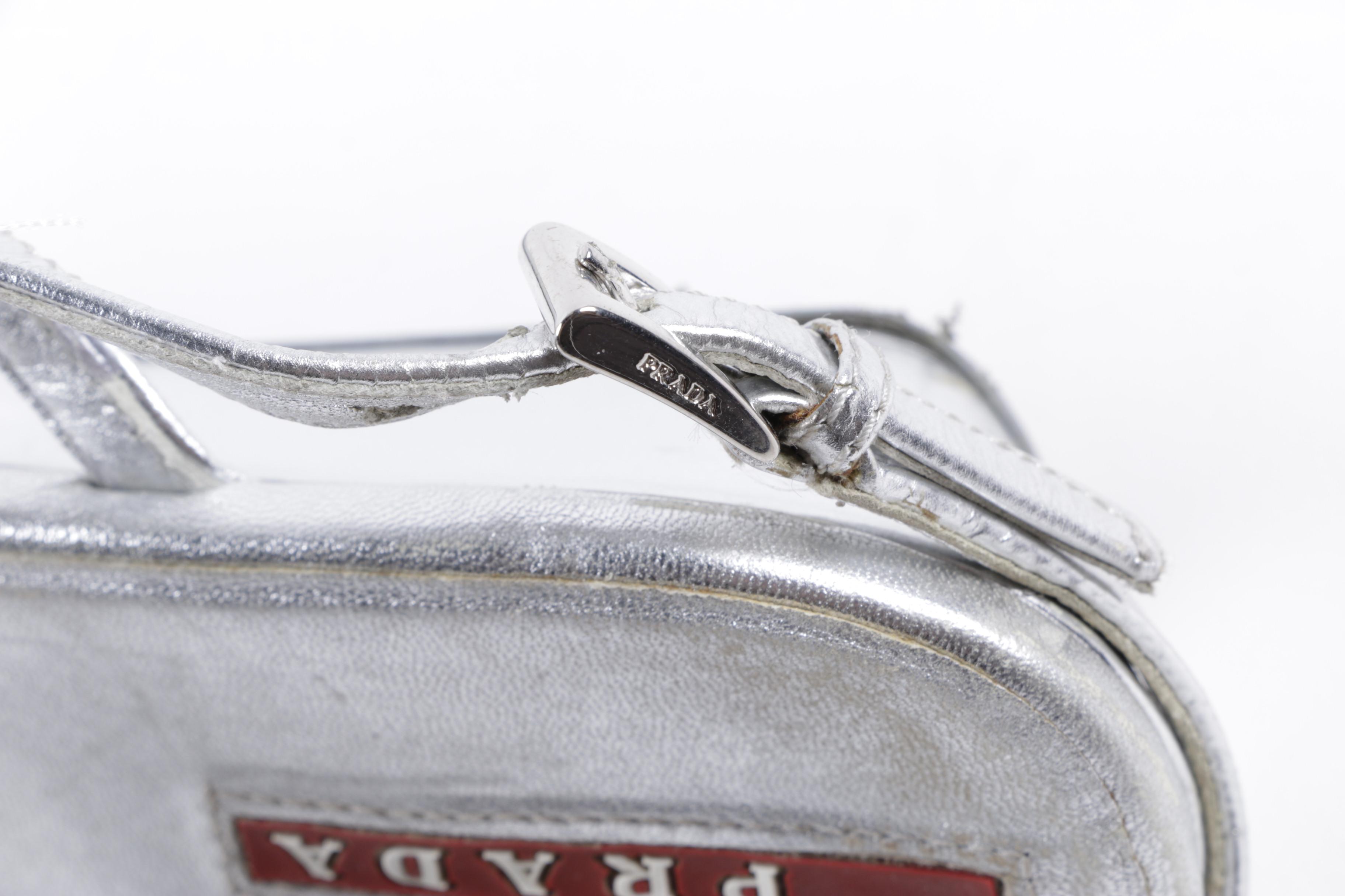 Prada Metallic Sandals