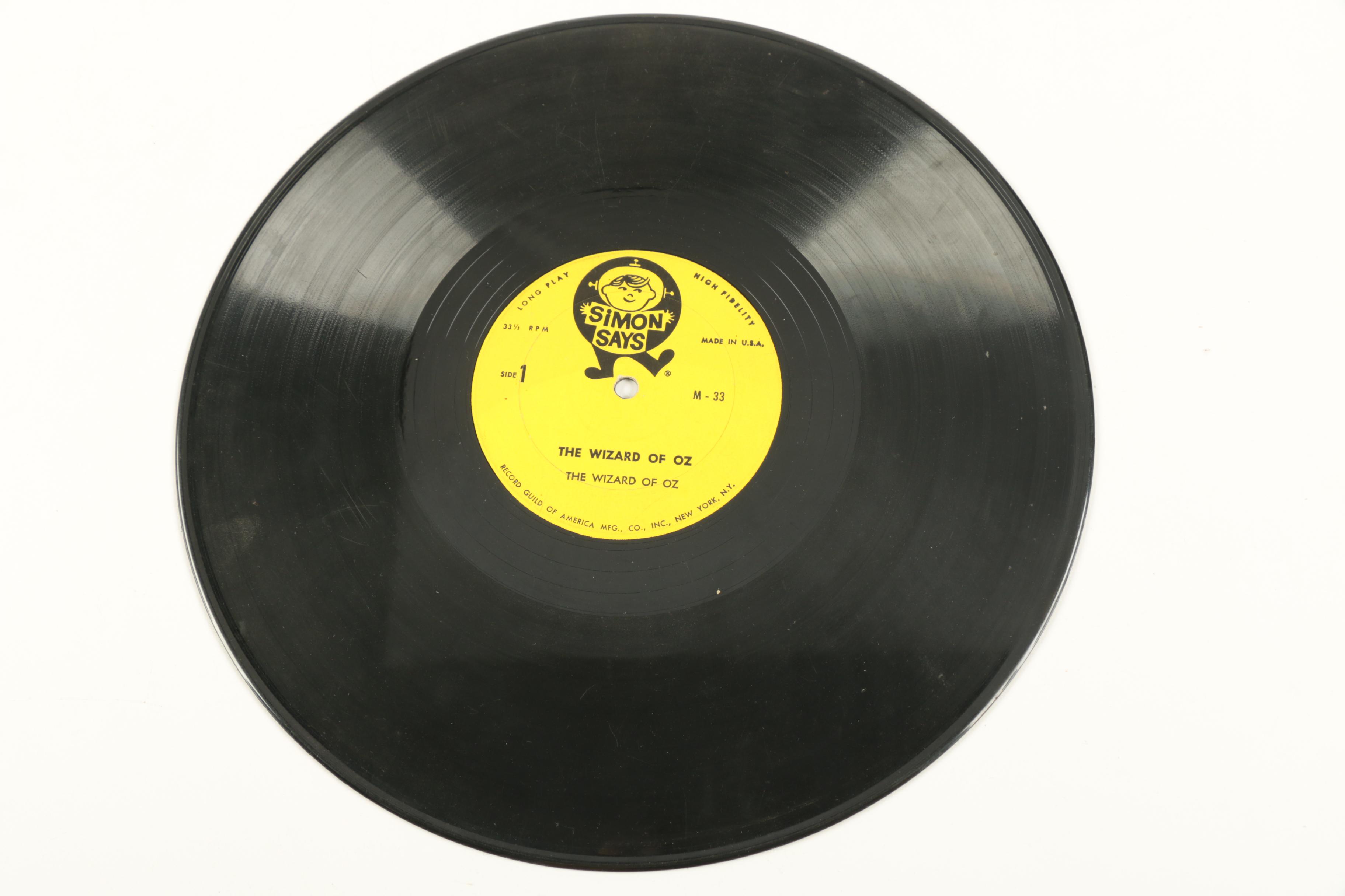 "Wizard of Oz," "Robin Hood" and Other Children's Records
