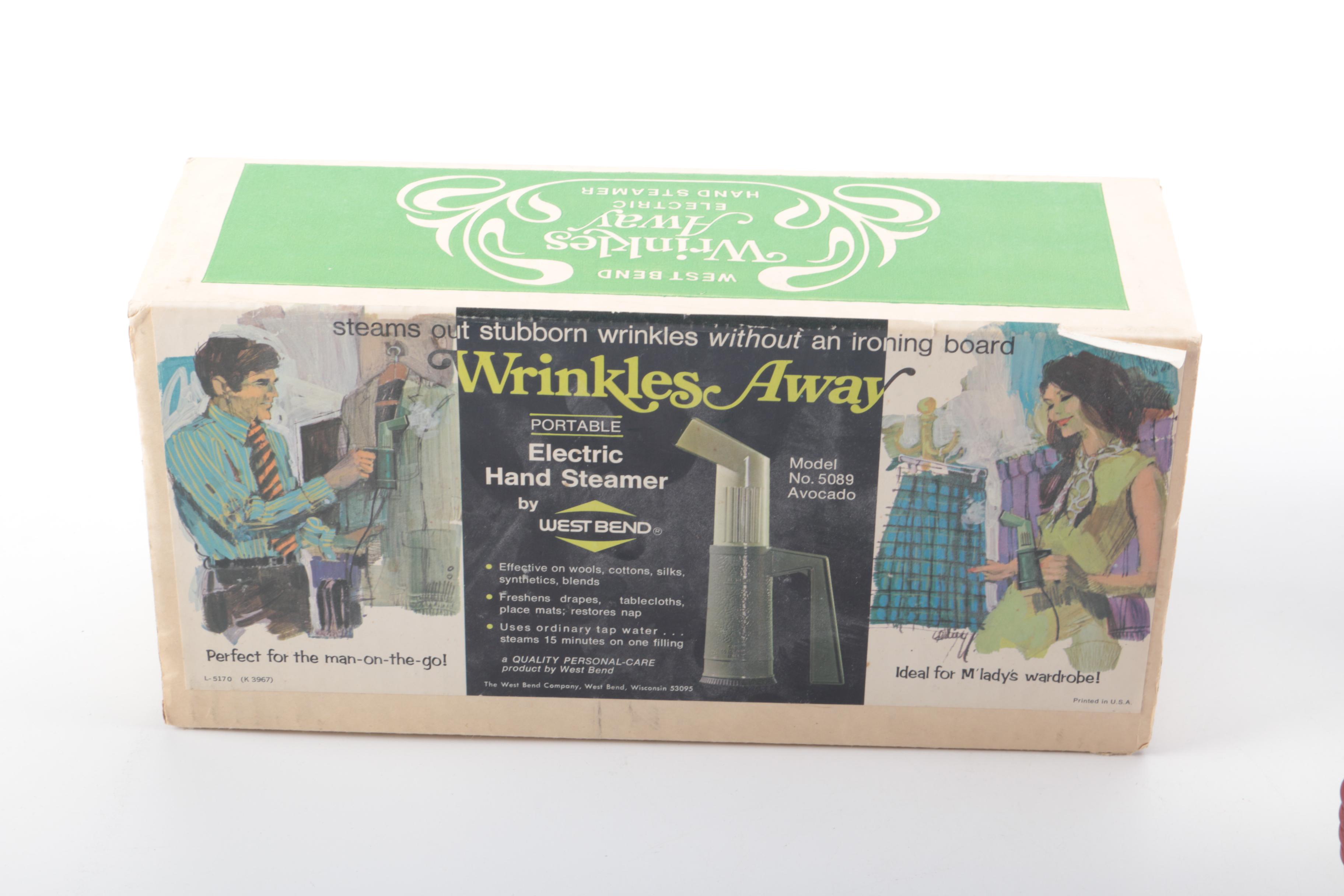 Household Items Including an Electric Hand Steamer