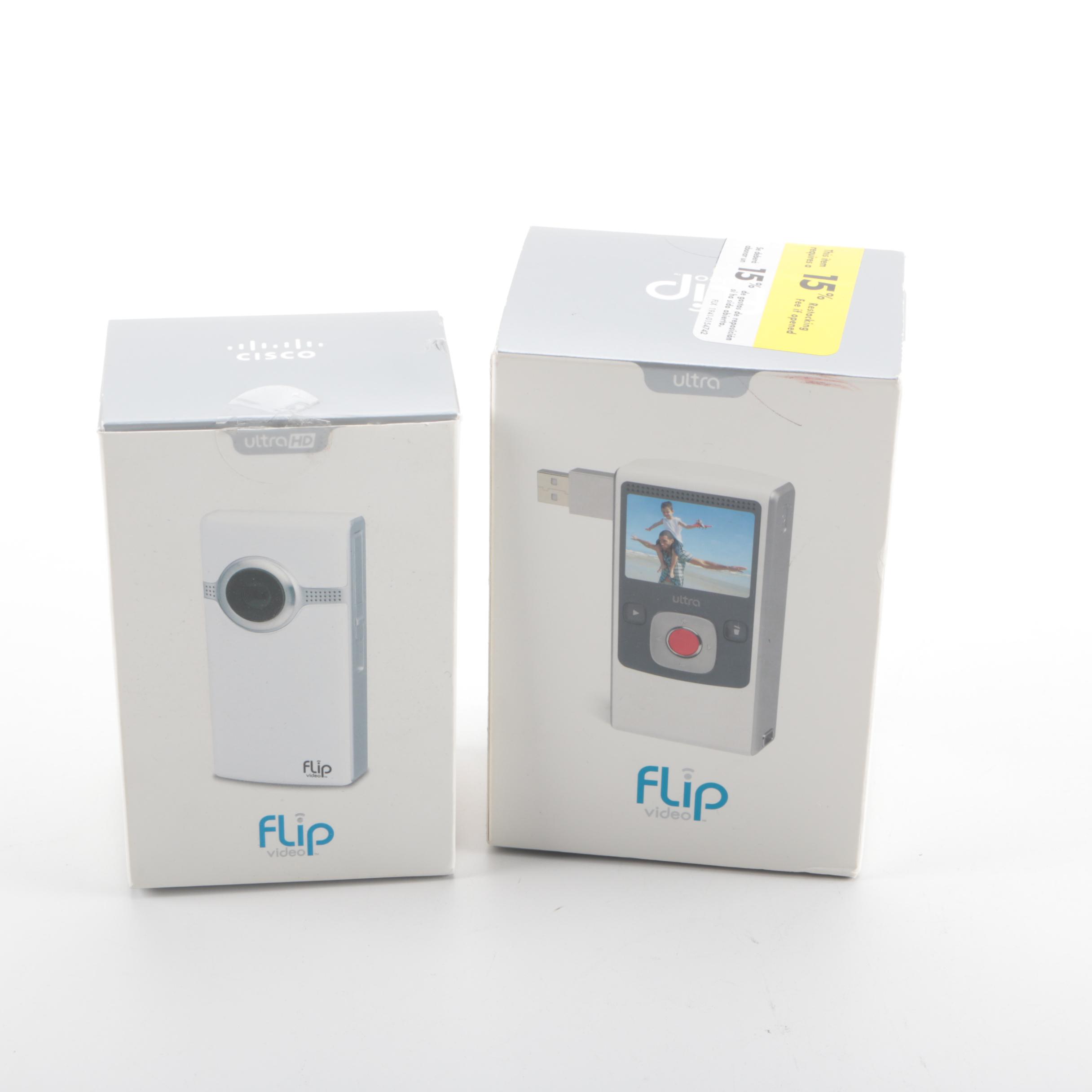 Flip Ultra and Flip Ultra HD Video Cameras