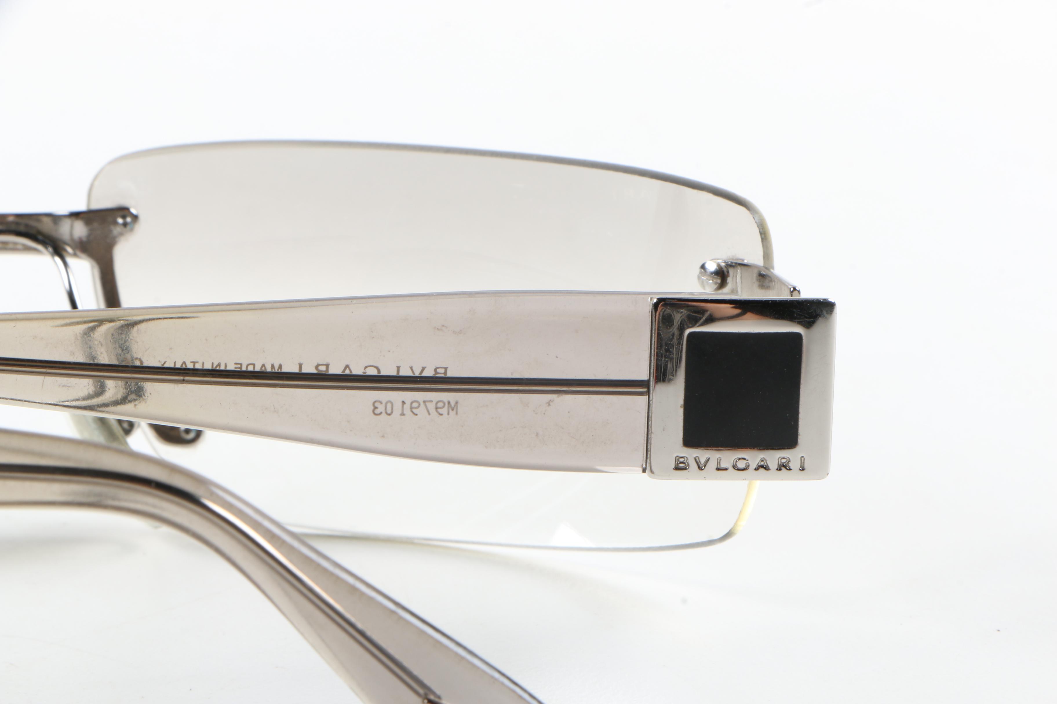 Bulgari Rimless Sunglasses