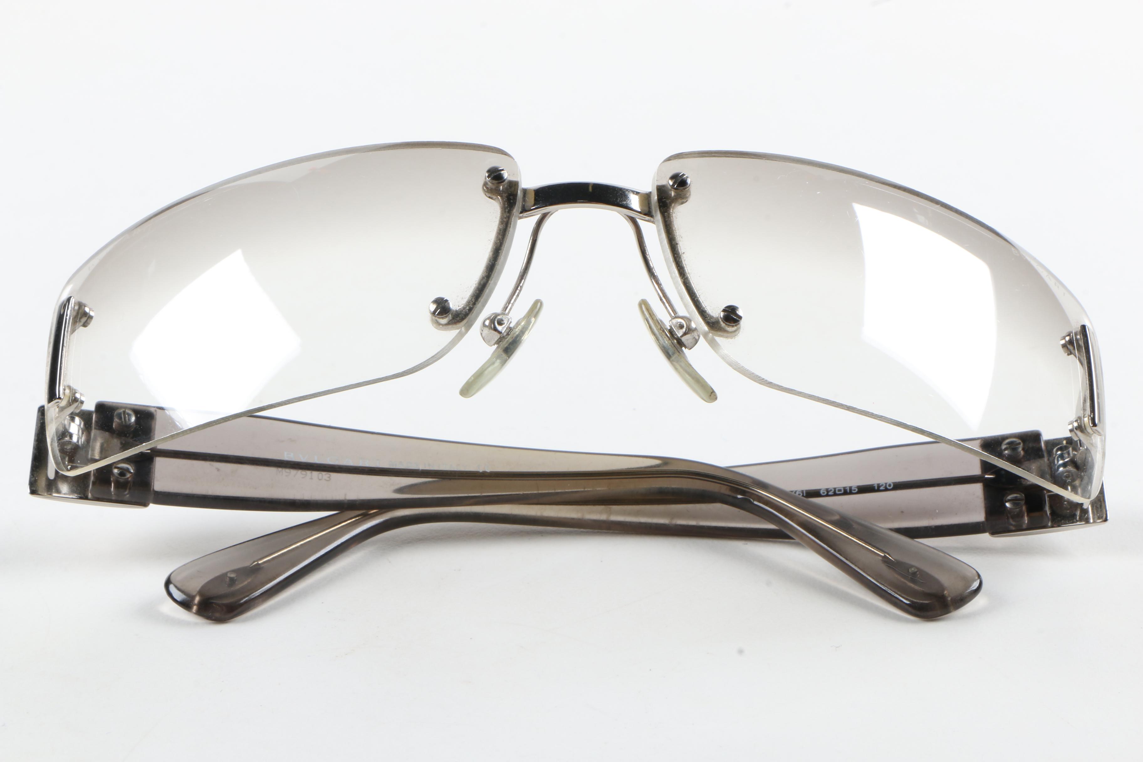 Bulgari Rimless Sunglasses