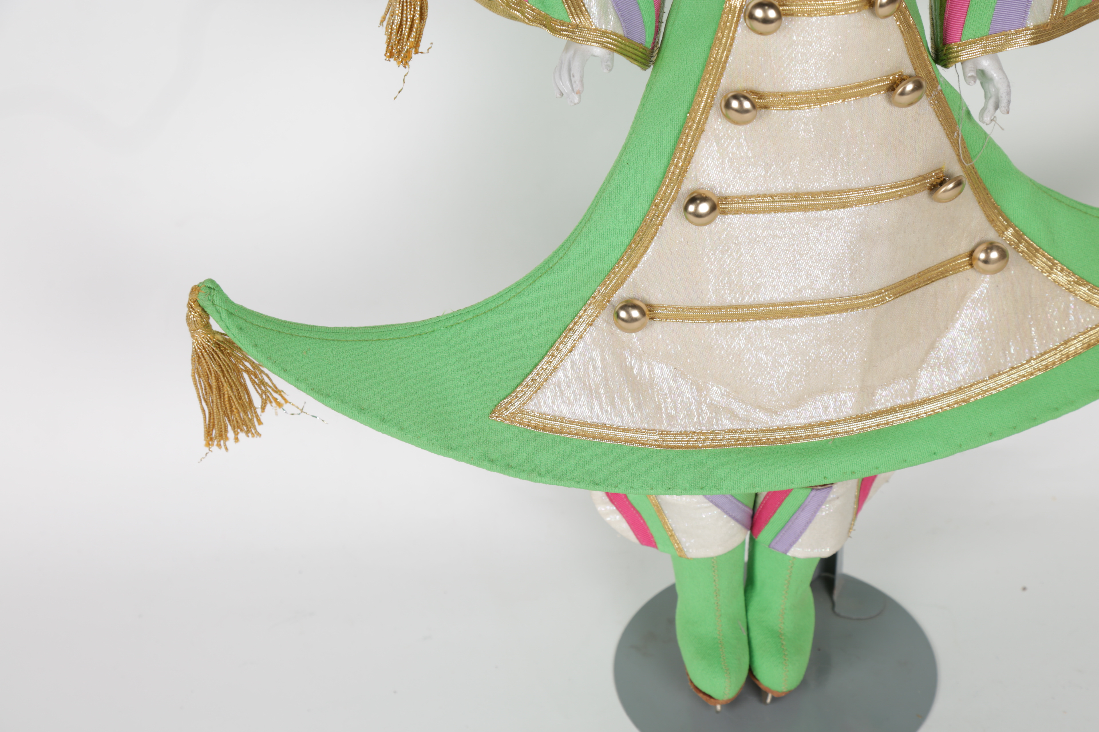 Vintage Christmas Ice Skating Doll