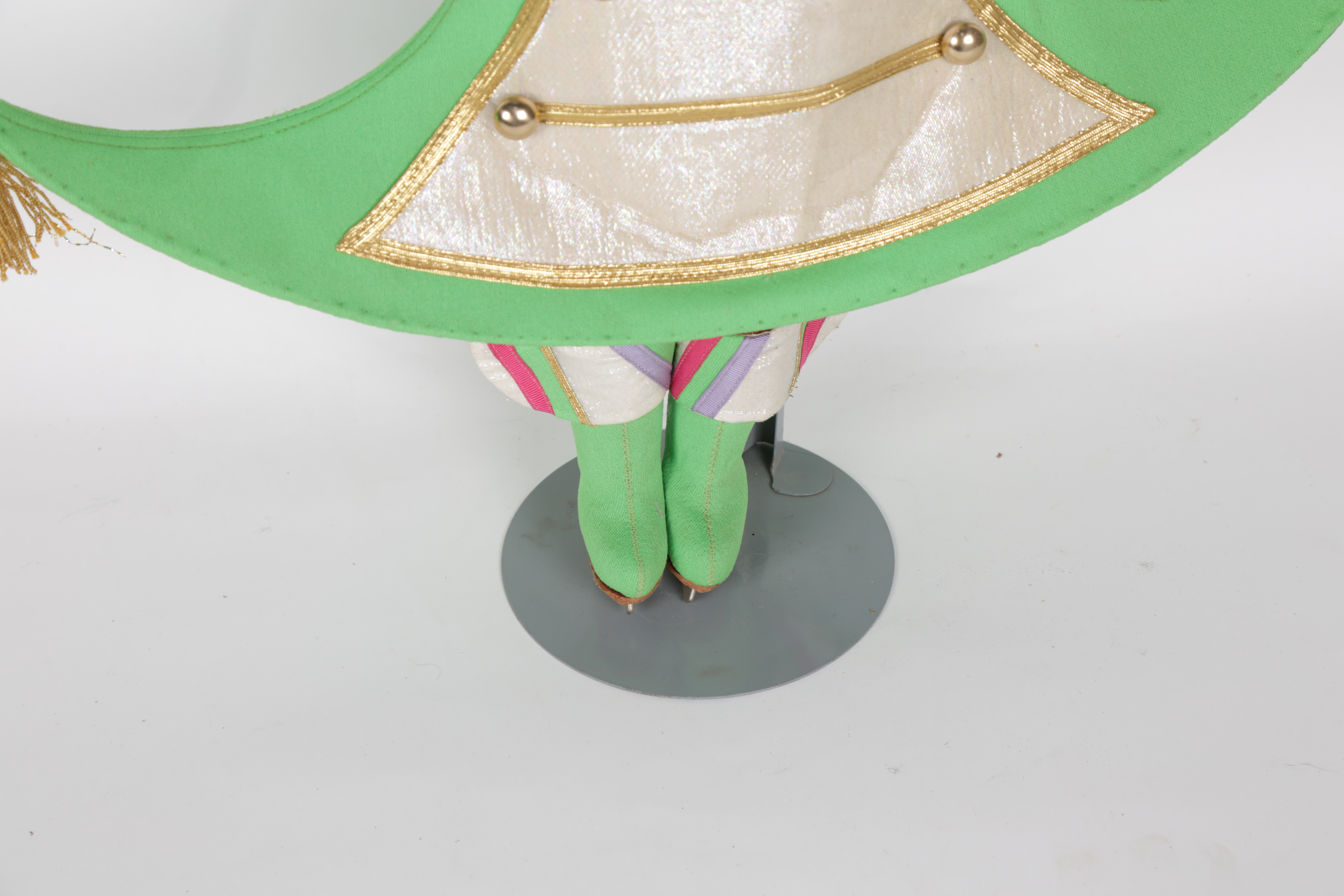 Vintage Christmas Ice Skating Doll