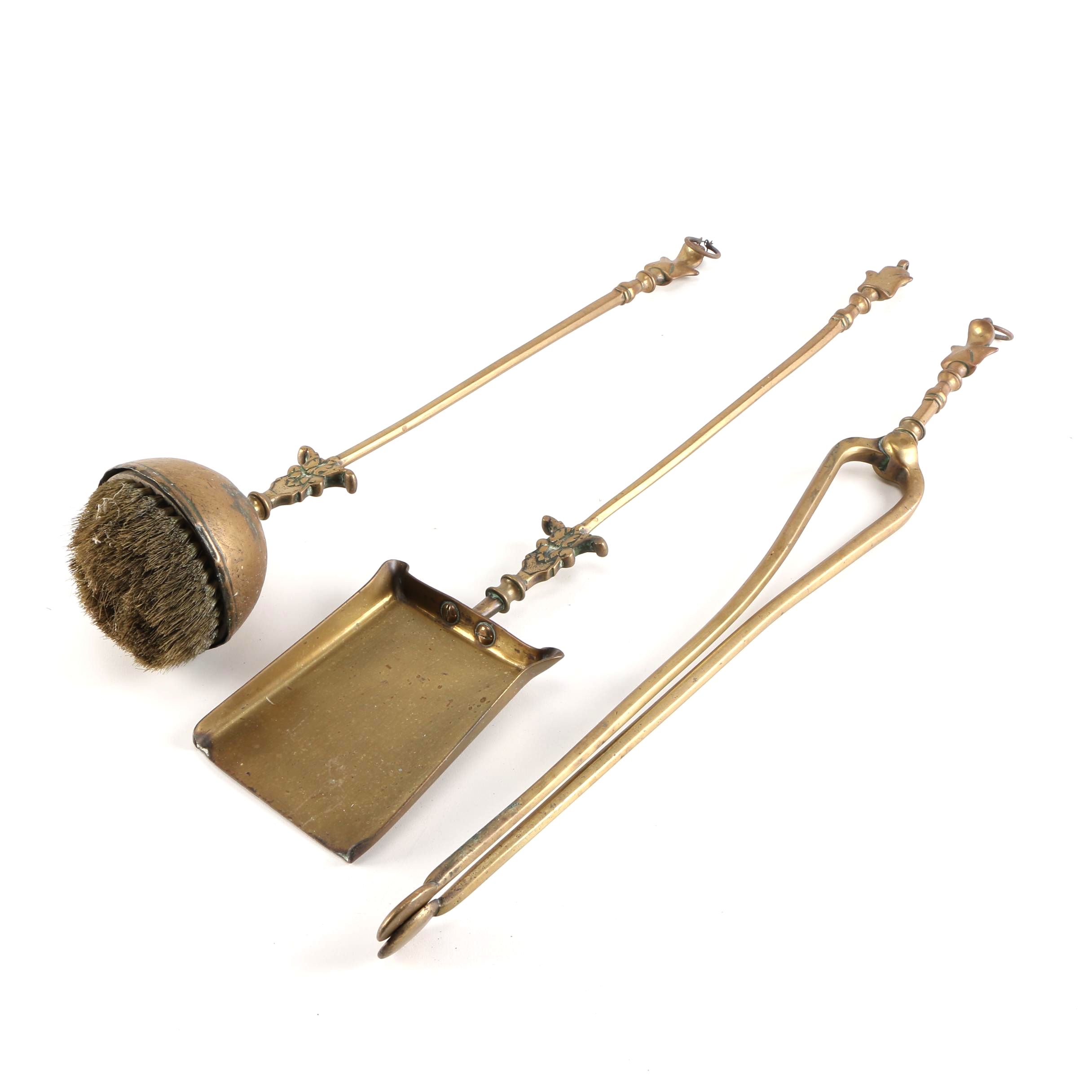Brass Fireplace Tool Set
