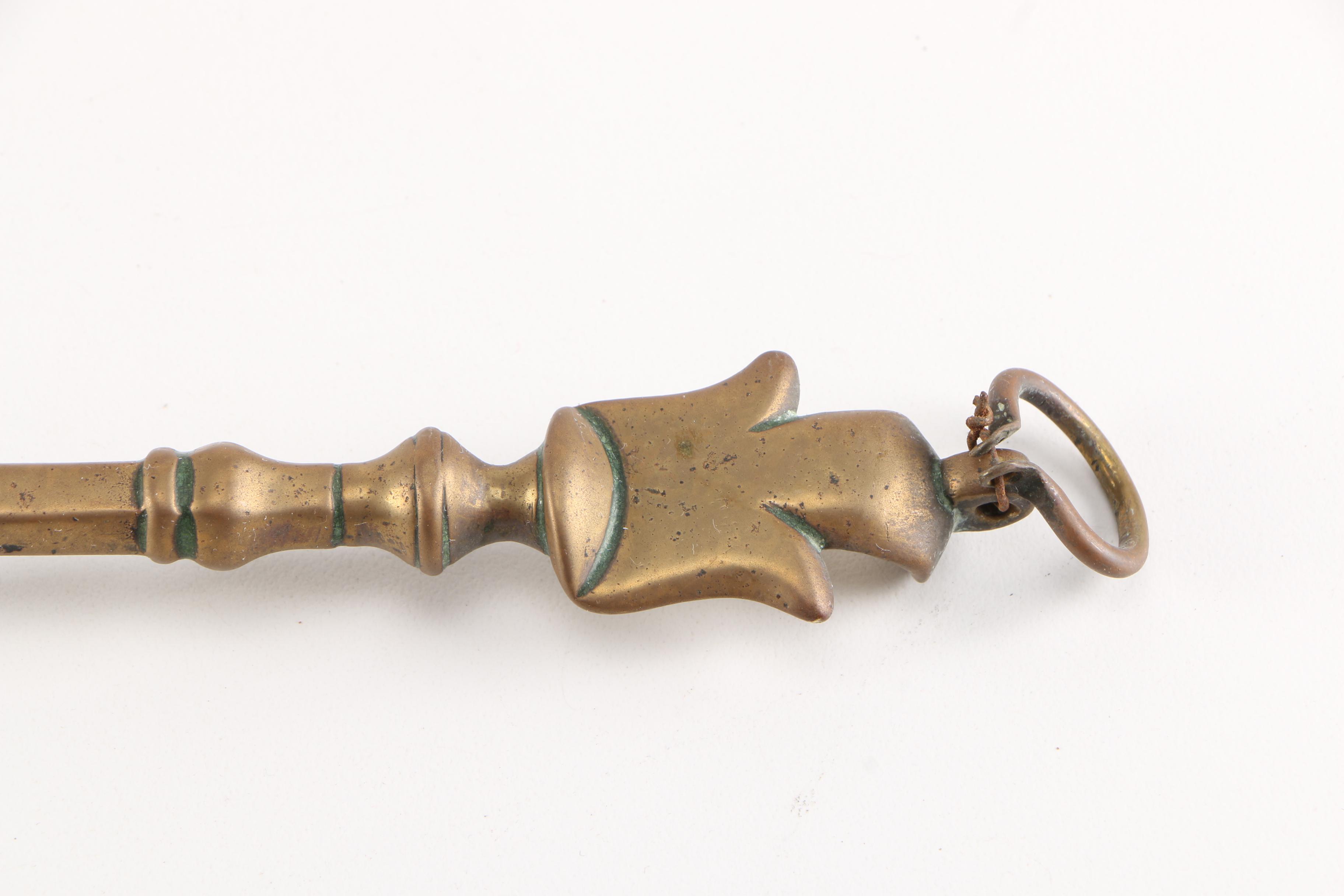 Brass Fireplace Tool Set