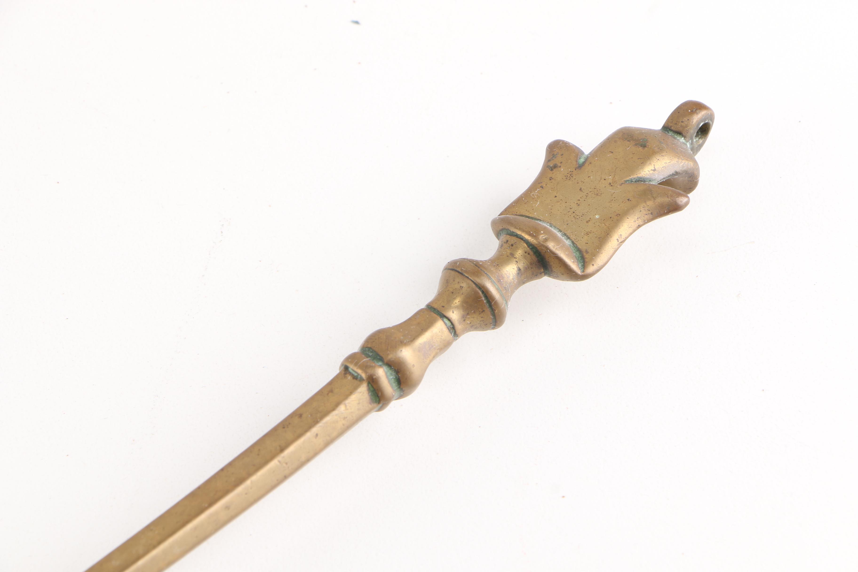 Brass Fireplace Tool Set