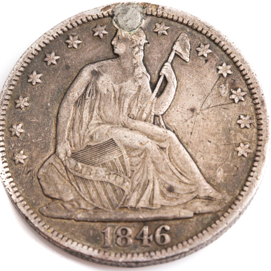 1846 Liberty Seated Half Dollar