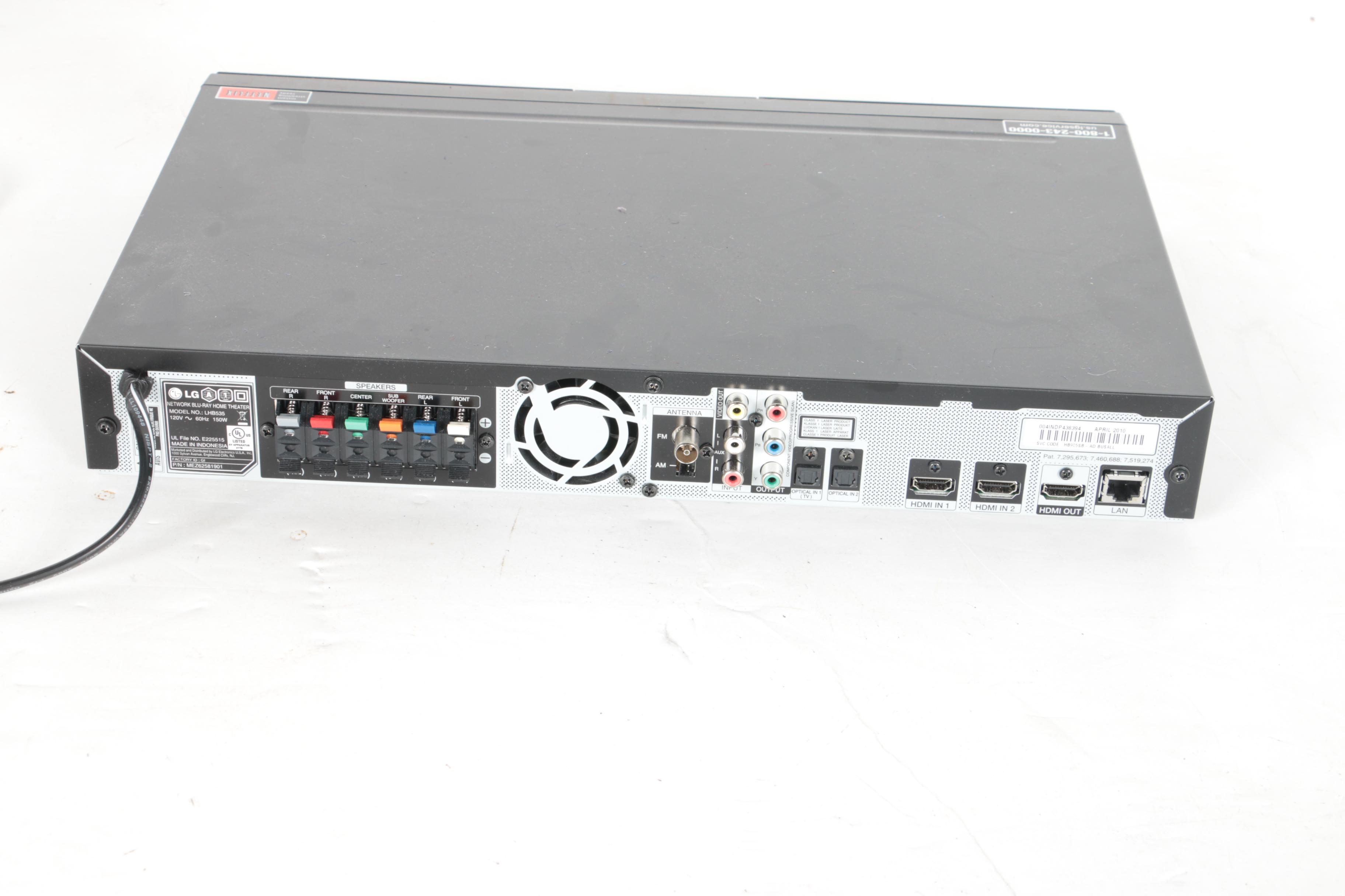 LG LHB535 WiFi Network BluRay Disc Home Theater System