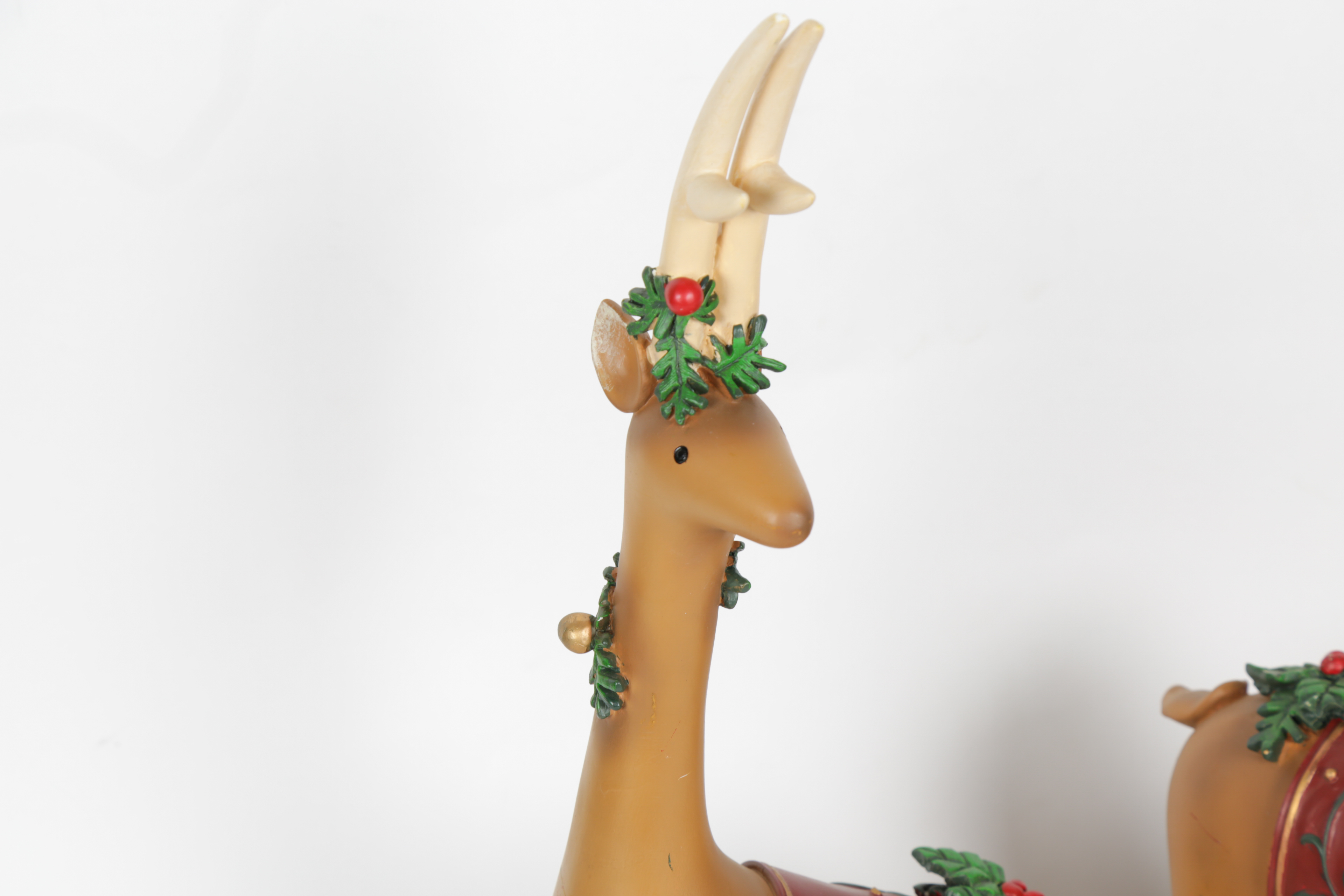 Set of Resin Reindeer Figures