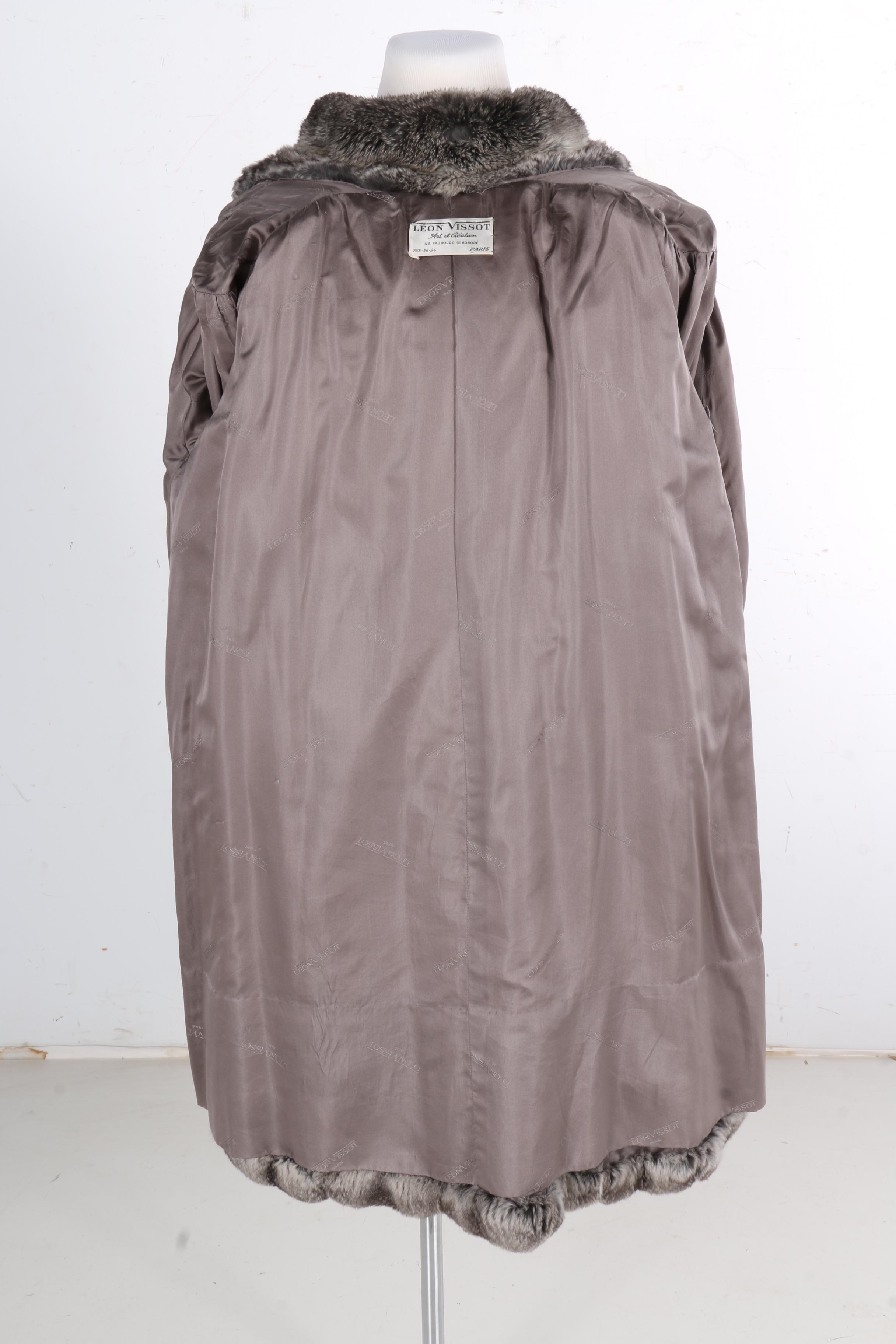 Leon Vissot Chinchilla Fur Coat