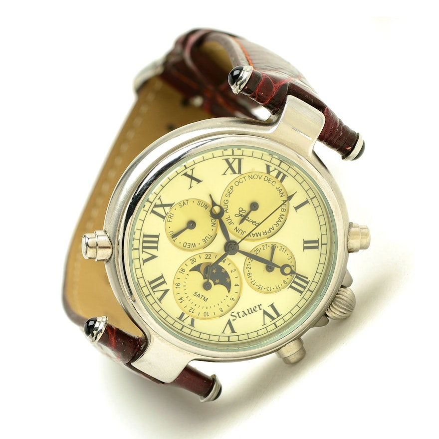 Stauer Stainless Steel Automatic 27 Jewels Wristwatch