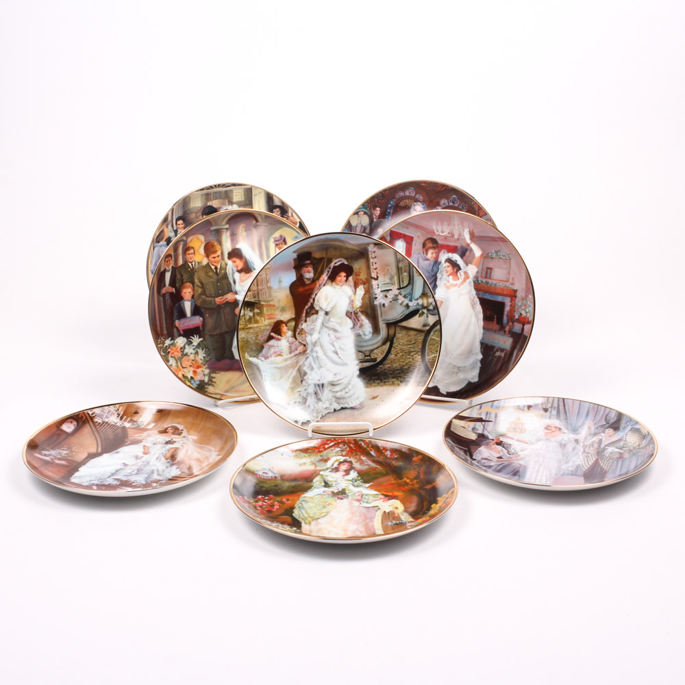 Rob Sauber "Portraits of American Brides" Collectors Plates