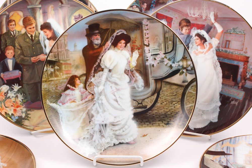 Rob Sauber "Portraits of American Brides" Collectors Plates
