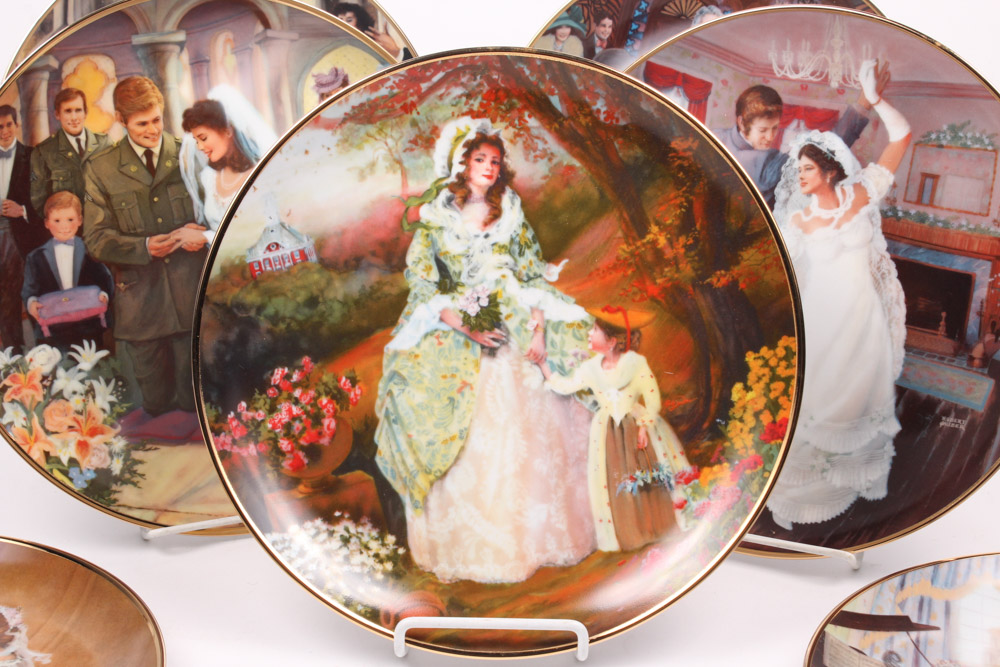Rob Sauber "Portraits of American Brides" Collectors Plates