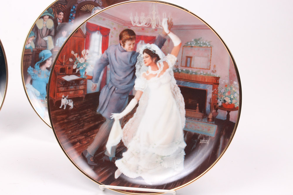 Rob Sauber "Portraits of American Brides" Collectors Plates