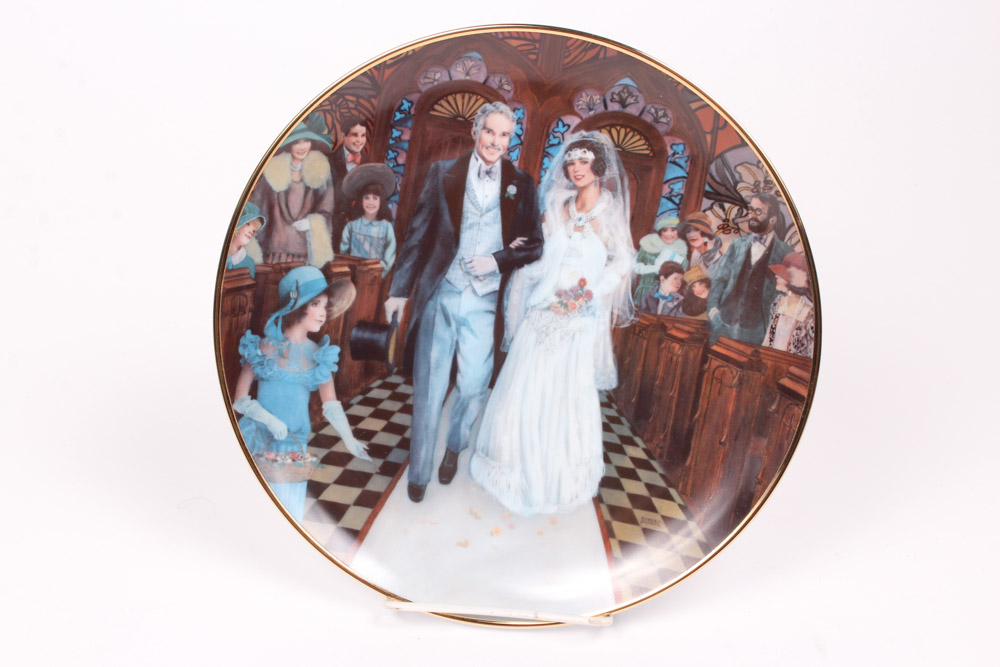 Rob Sauber "Portraits of American Brides" Collectors Plates
