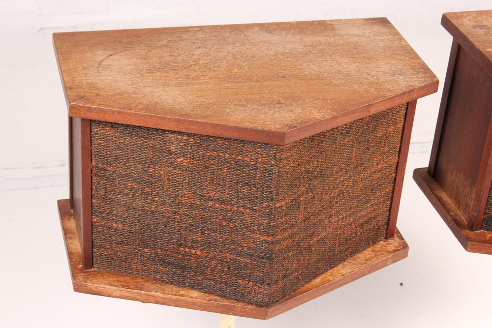 Vintage Bose 901 Series II Speakers on Tulip Stands