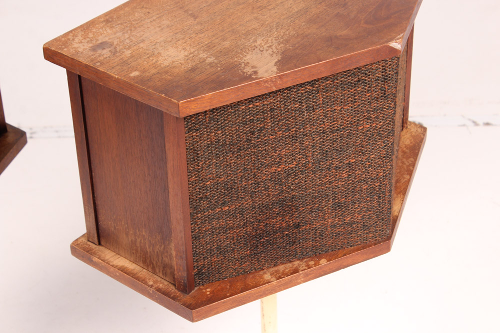 Vintage Bose 901 Series II Speakers on Tulip Stands