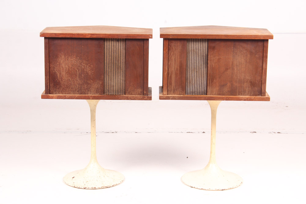 Vintage Bose 901 Series II Speakers on Tulip Stands