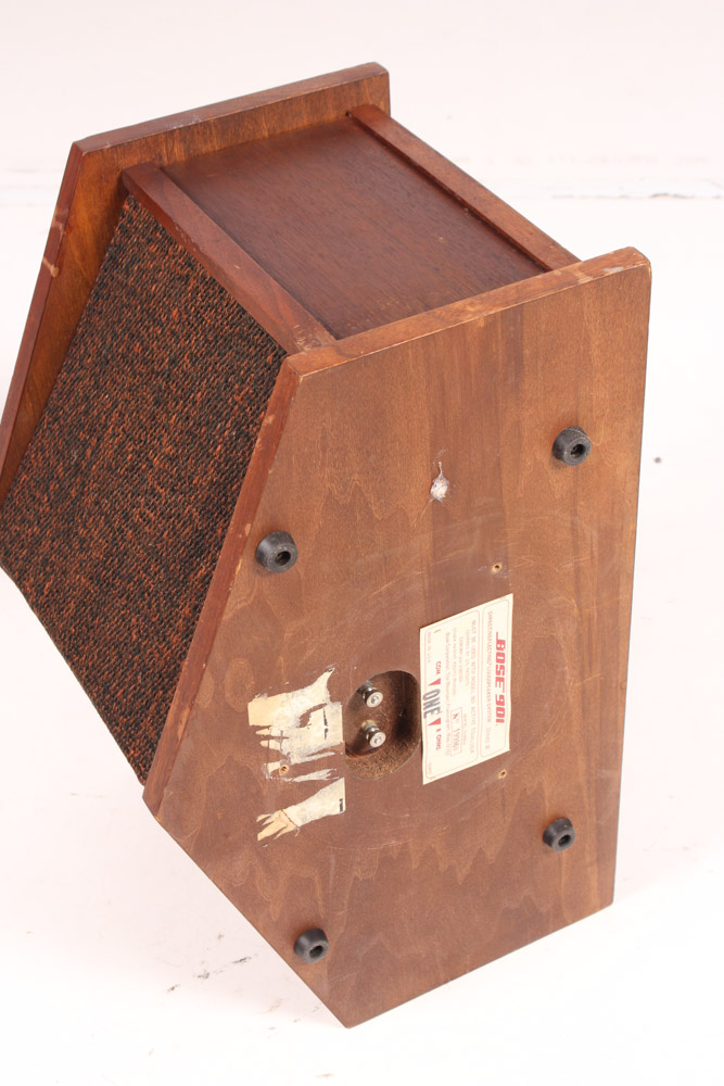 Vintage Bose 901 Series II Speakers on Tulip Stands