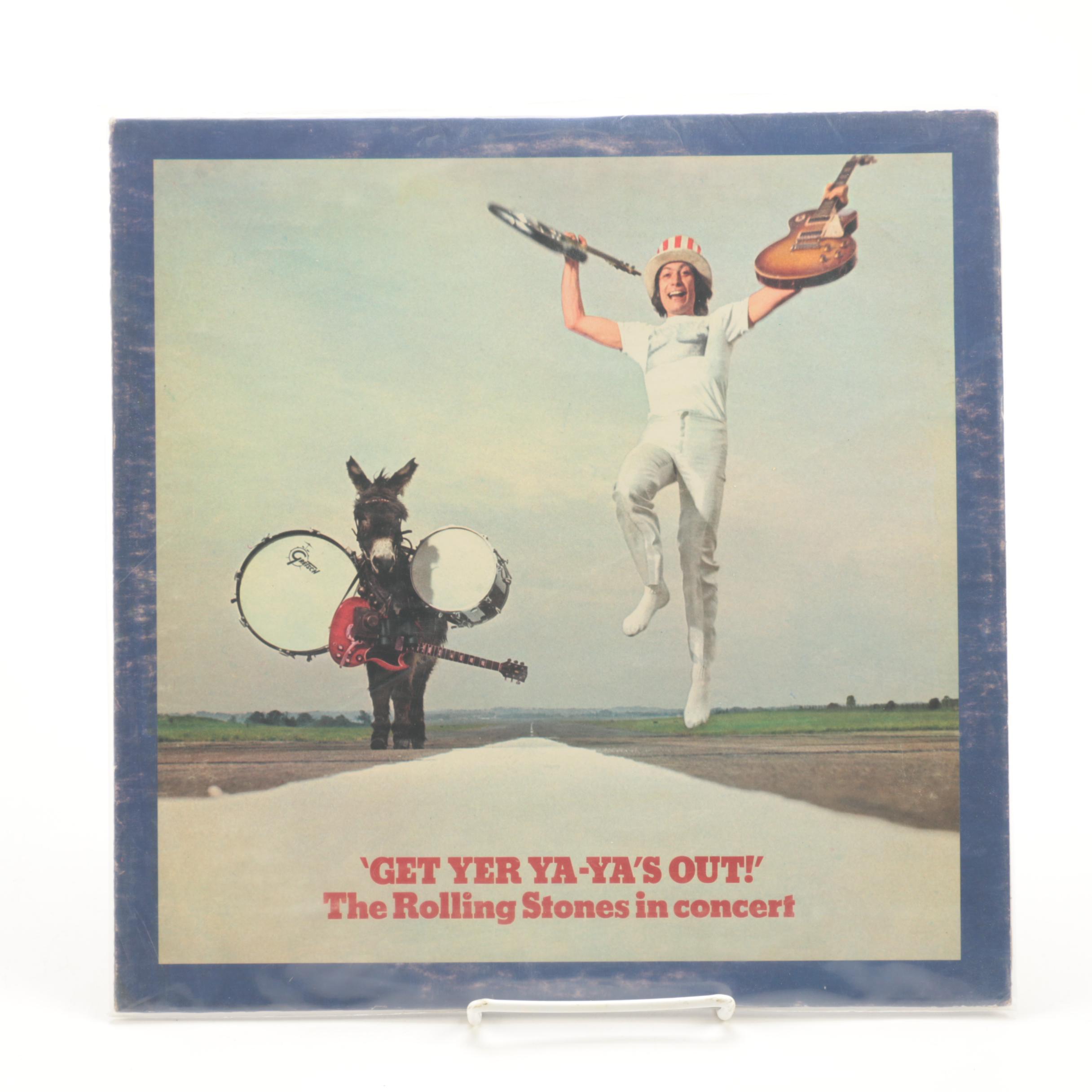 Rolling Stones "Get Yer Ya-Ya's Out!" and "Play With Fire" Russian Print Records