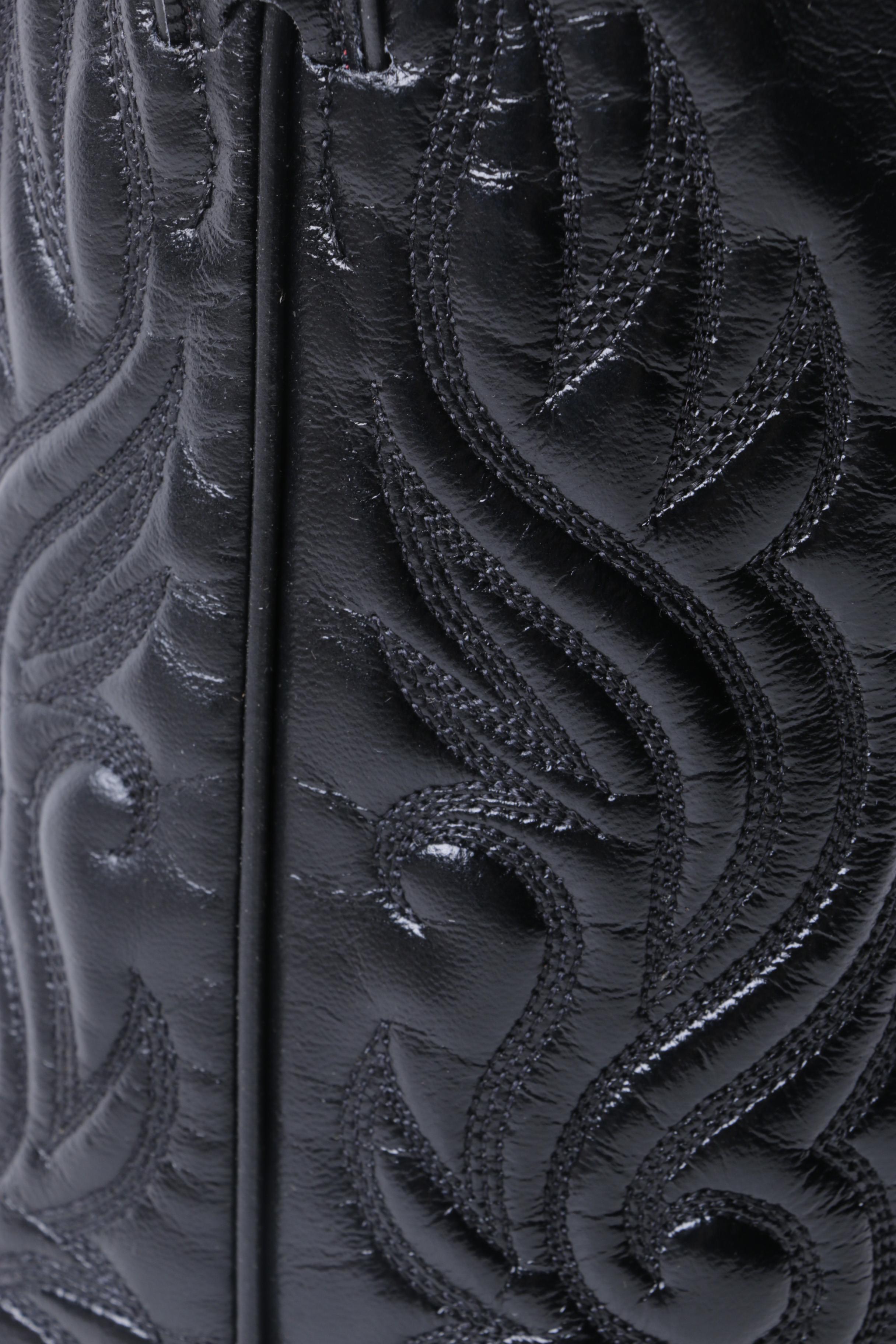 Women's Sage Leather Western Boots and Socks