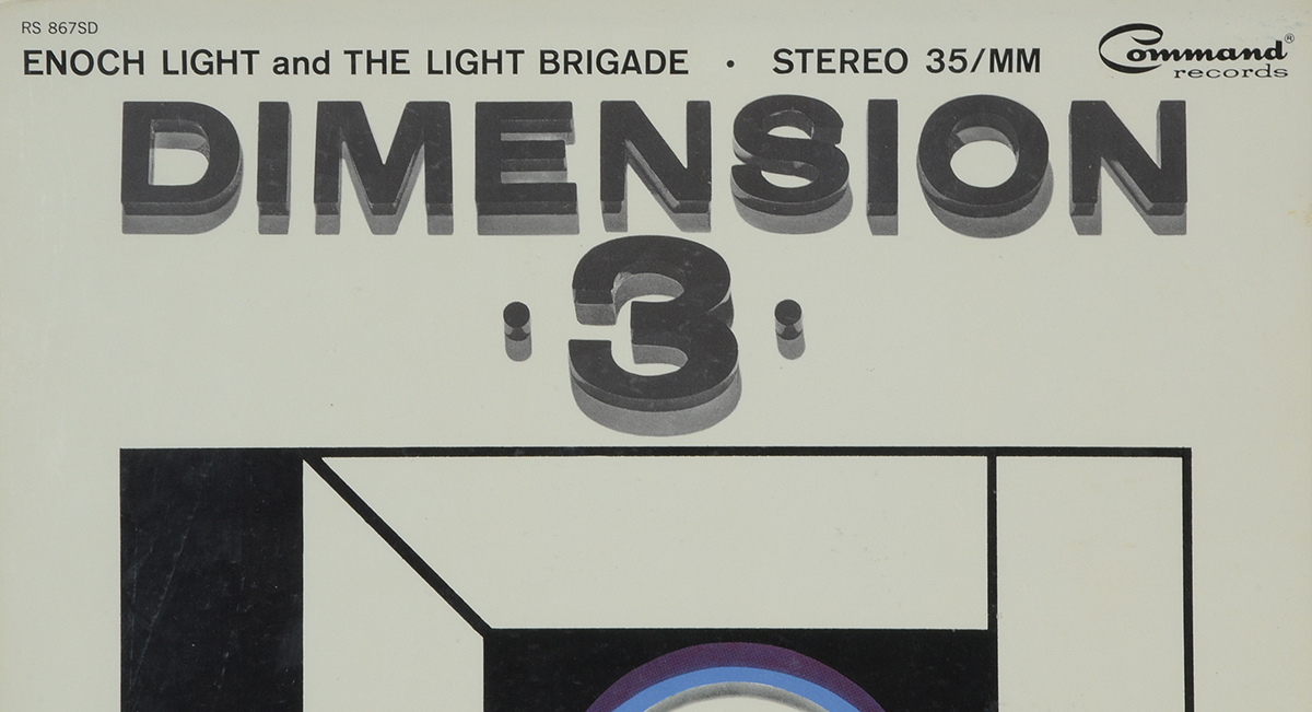 Two Framed Displays of Enoch Light LP Sleeves