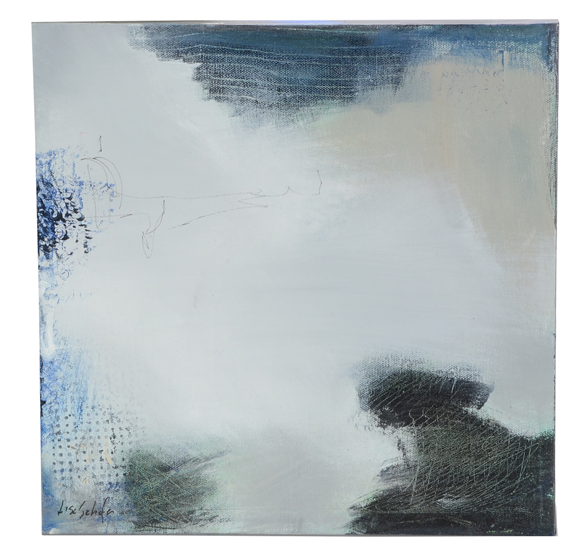 Lisa Schafer Original Acrylic on Canvas Triptych Installation