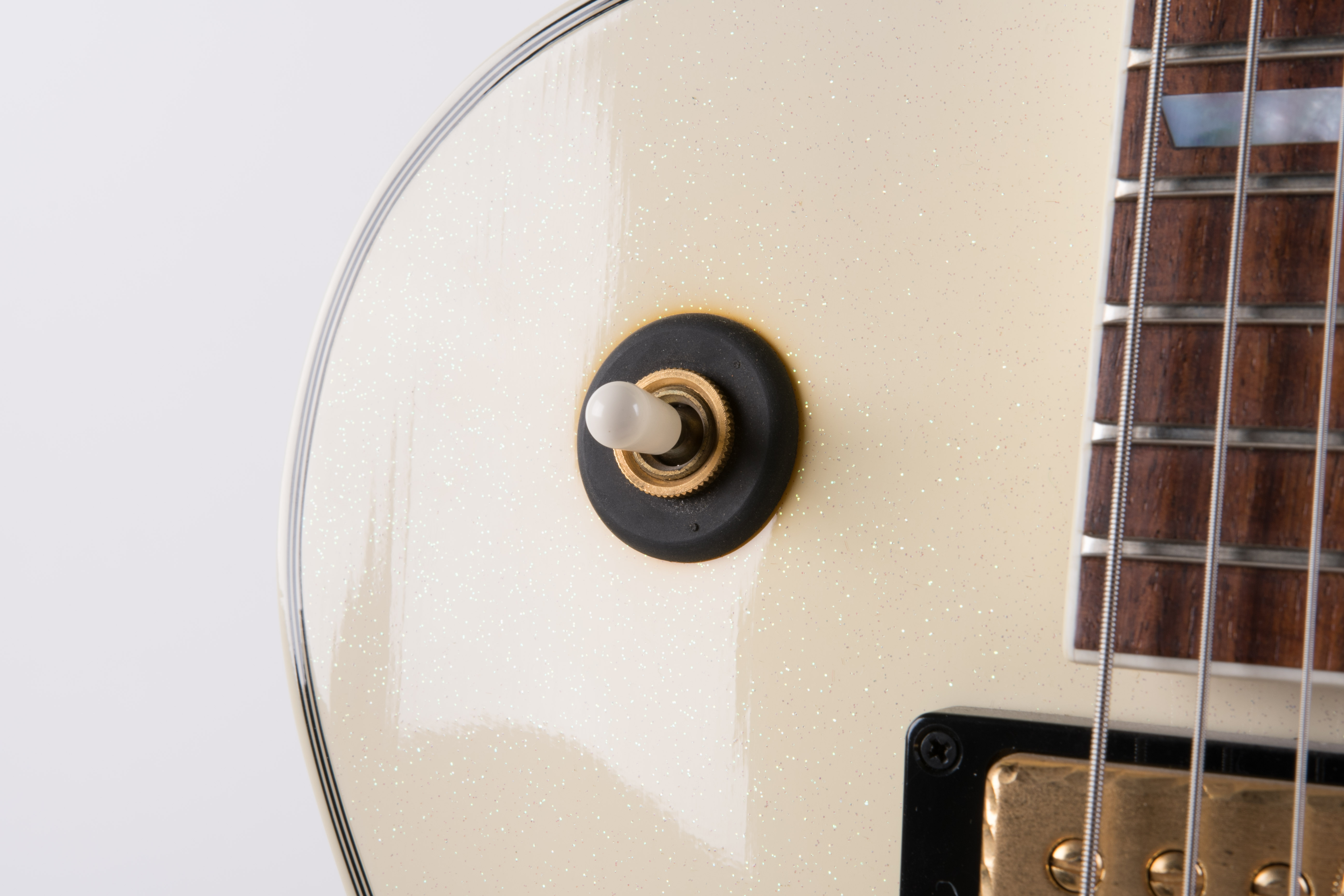 Gibson Custom Shop L-4 10th Anniversary Diamond White Sparkle Guitar