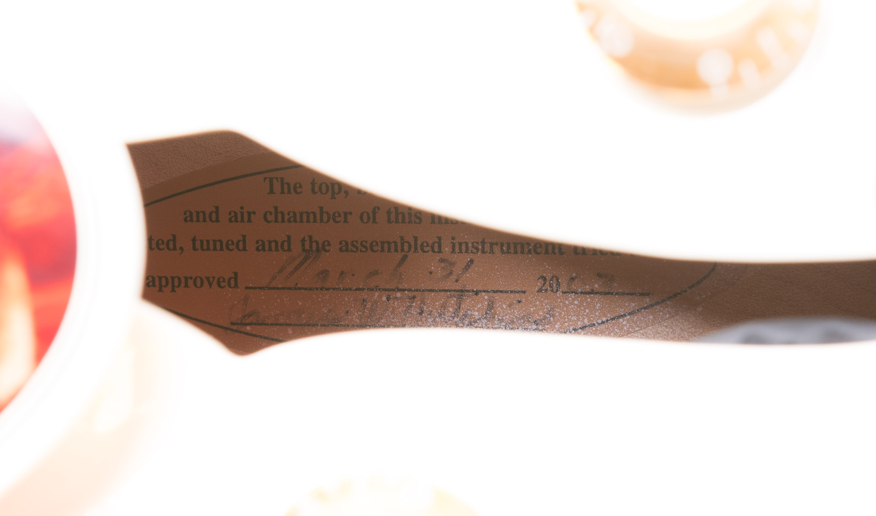 Gibson Custom Shop L-4 10th Anniversary Diamond White Sparkle Guitar